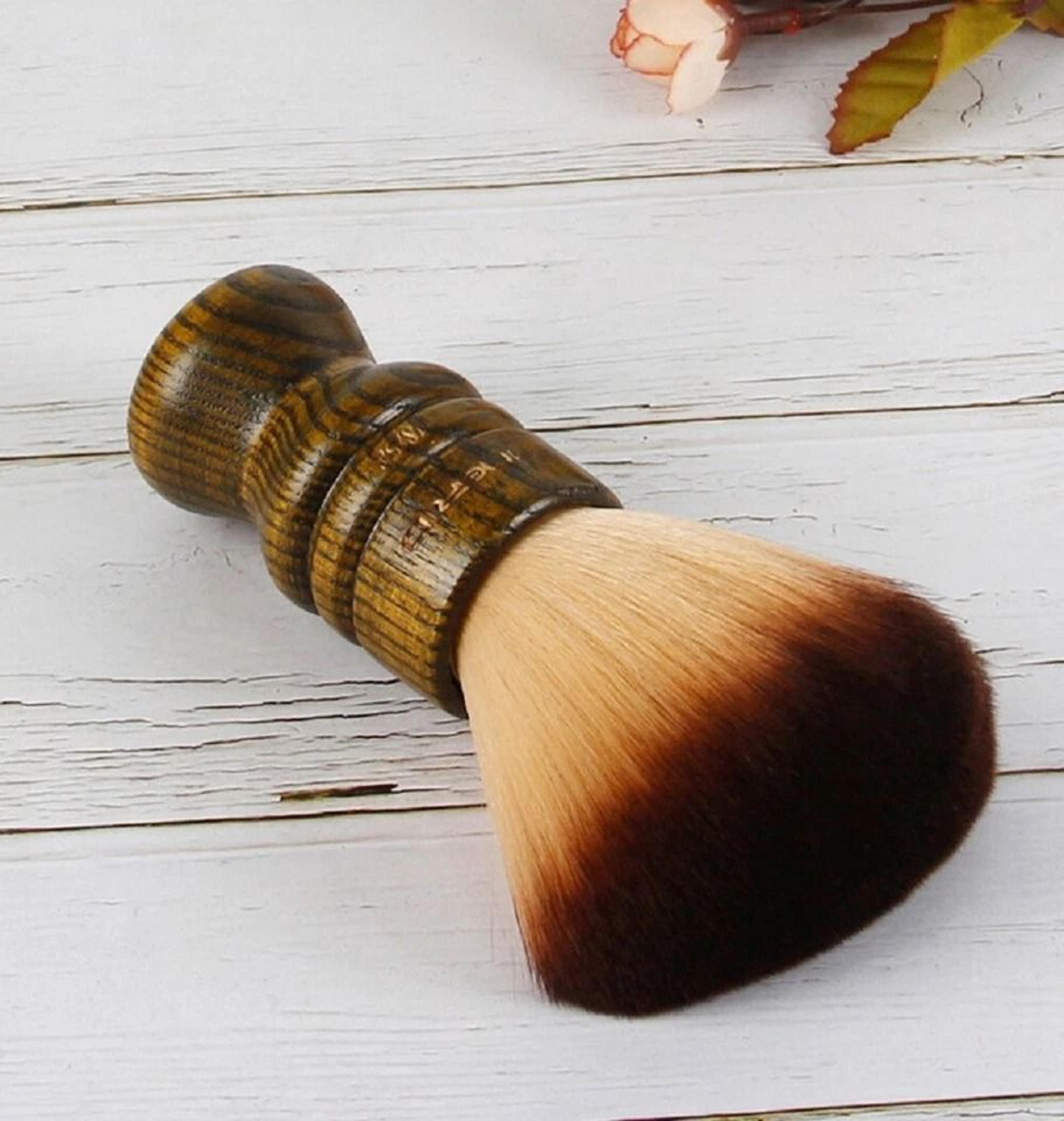 neck duster brush for barber and salon use premium makeup & body powder cleaning tool