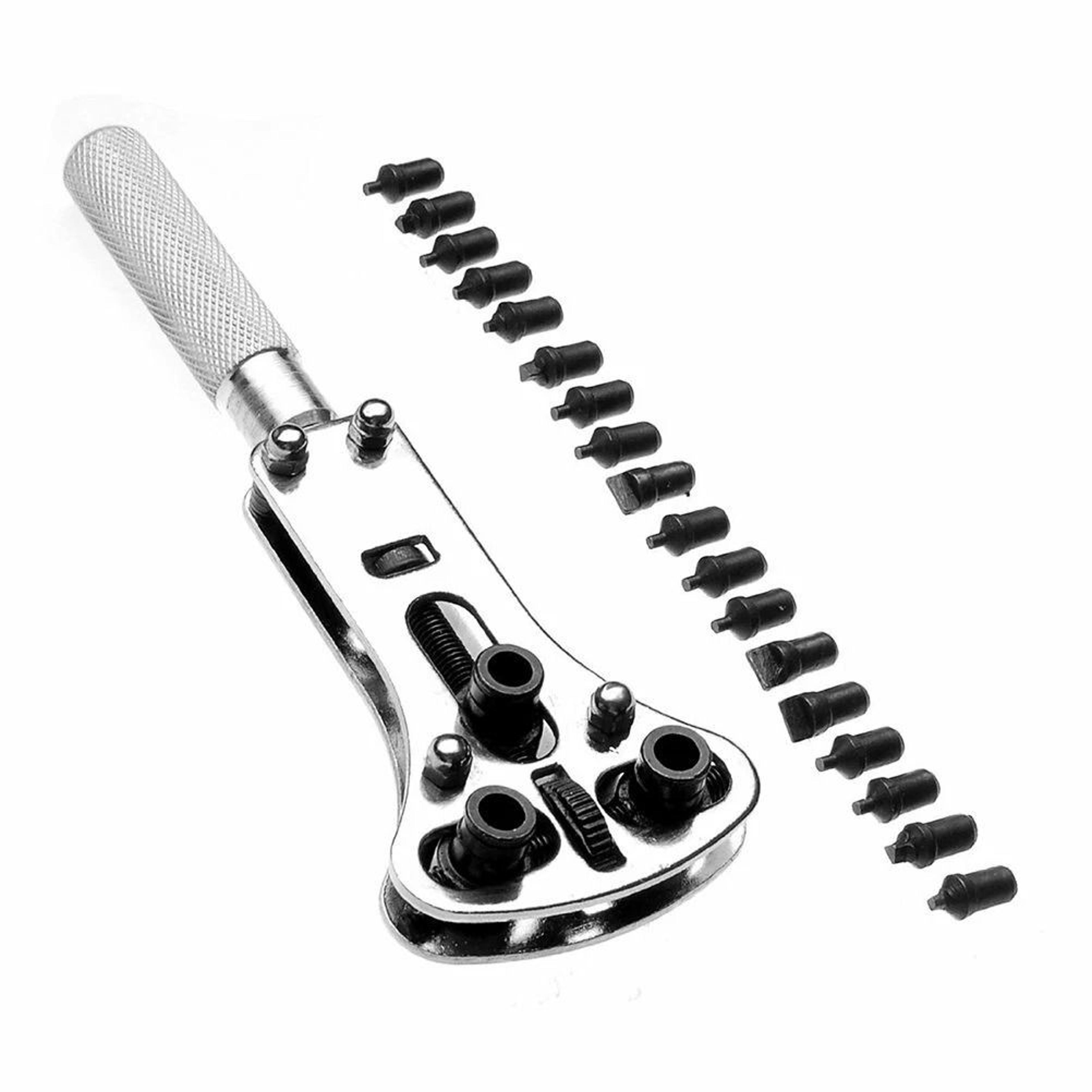 adjustable watch case back opener wrench precision watch repair tool for easy cover removal