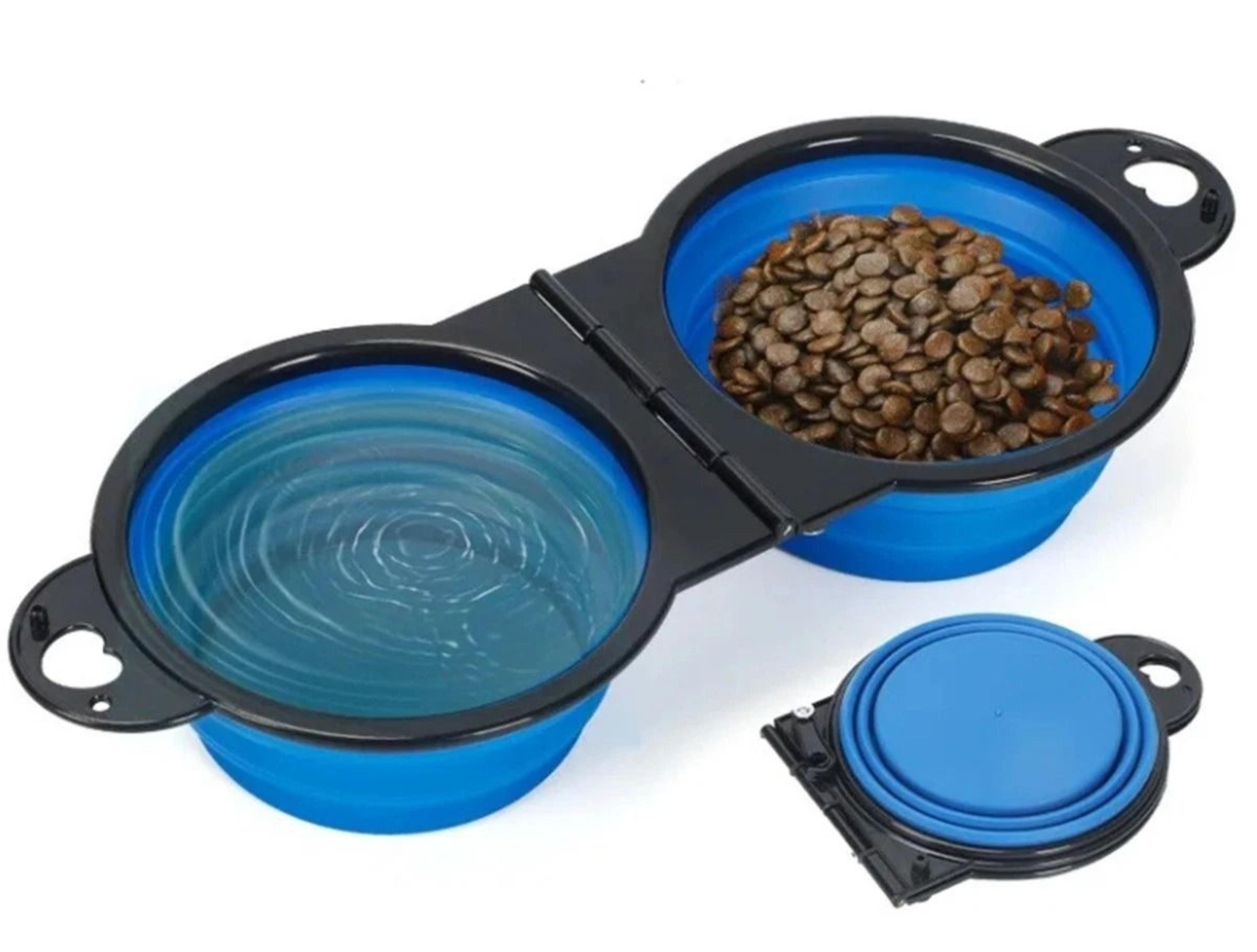 collapsible dog bowl portable silicone travel bowl ideal for food & water on the go