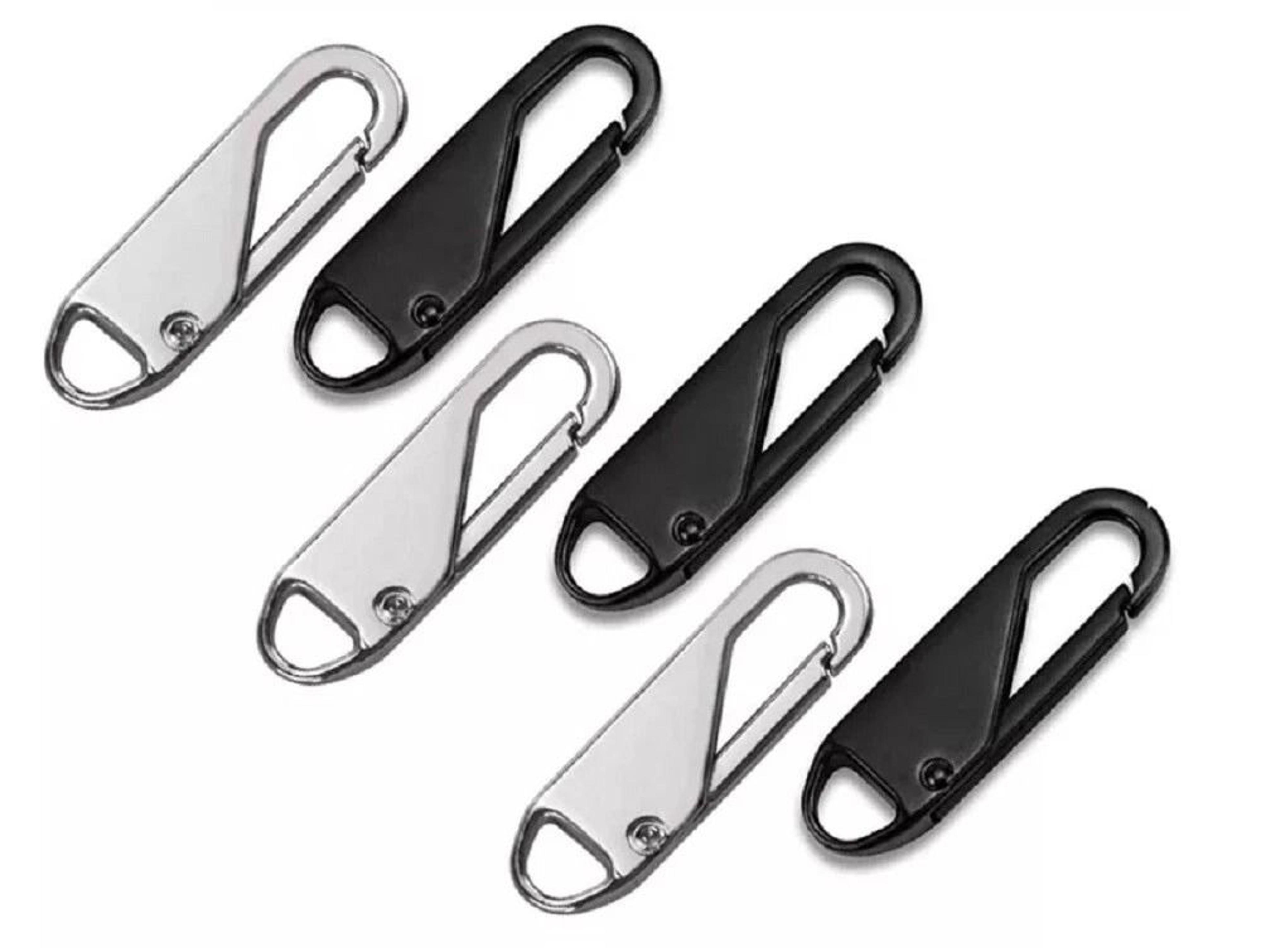 zipper pull repair kit instant zipper tab replacements for bags, jackets, and luggage