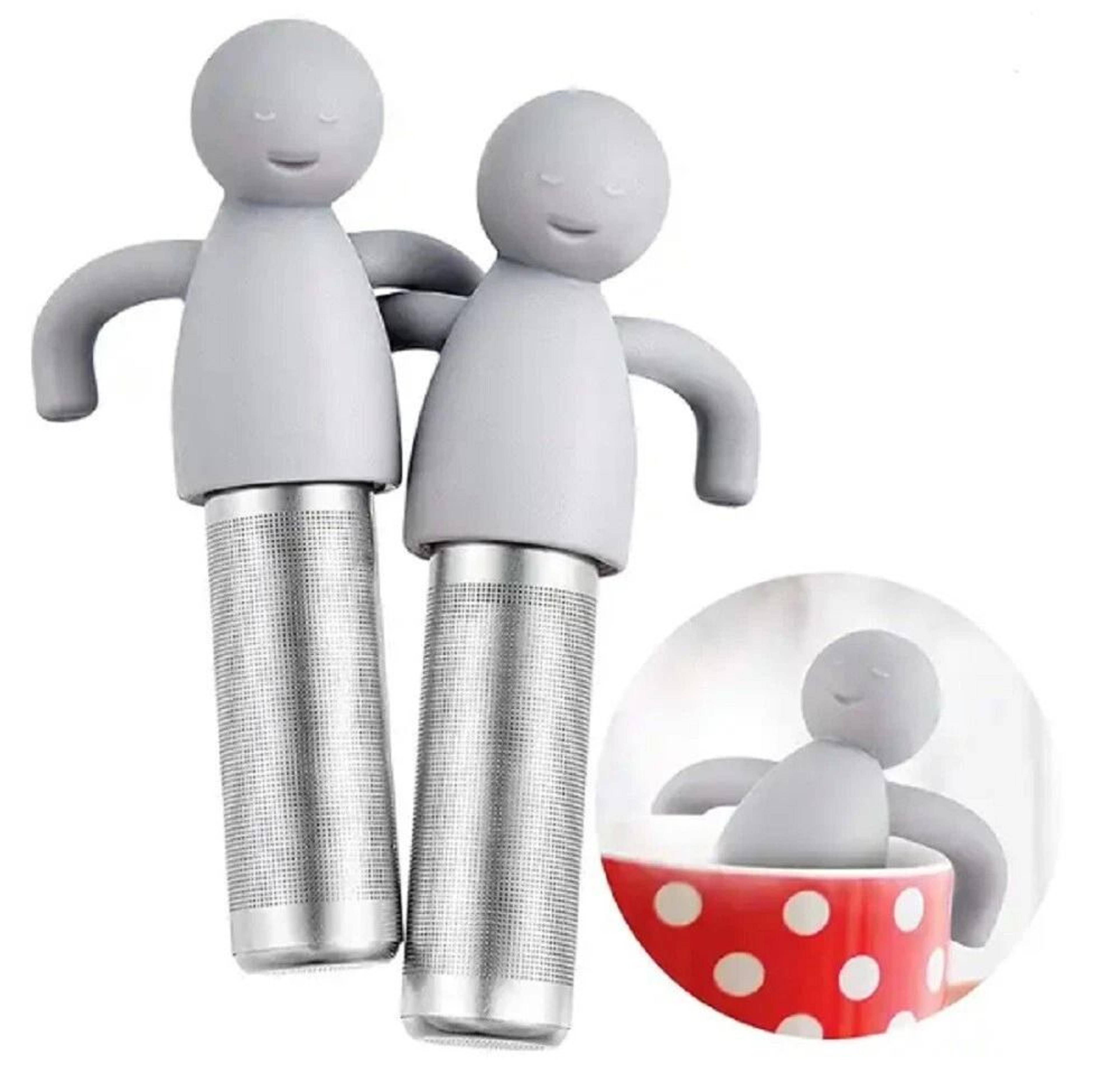 loose leaf tea infuser stainless steel mesh strainer with silicone handle premium tea filter set