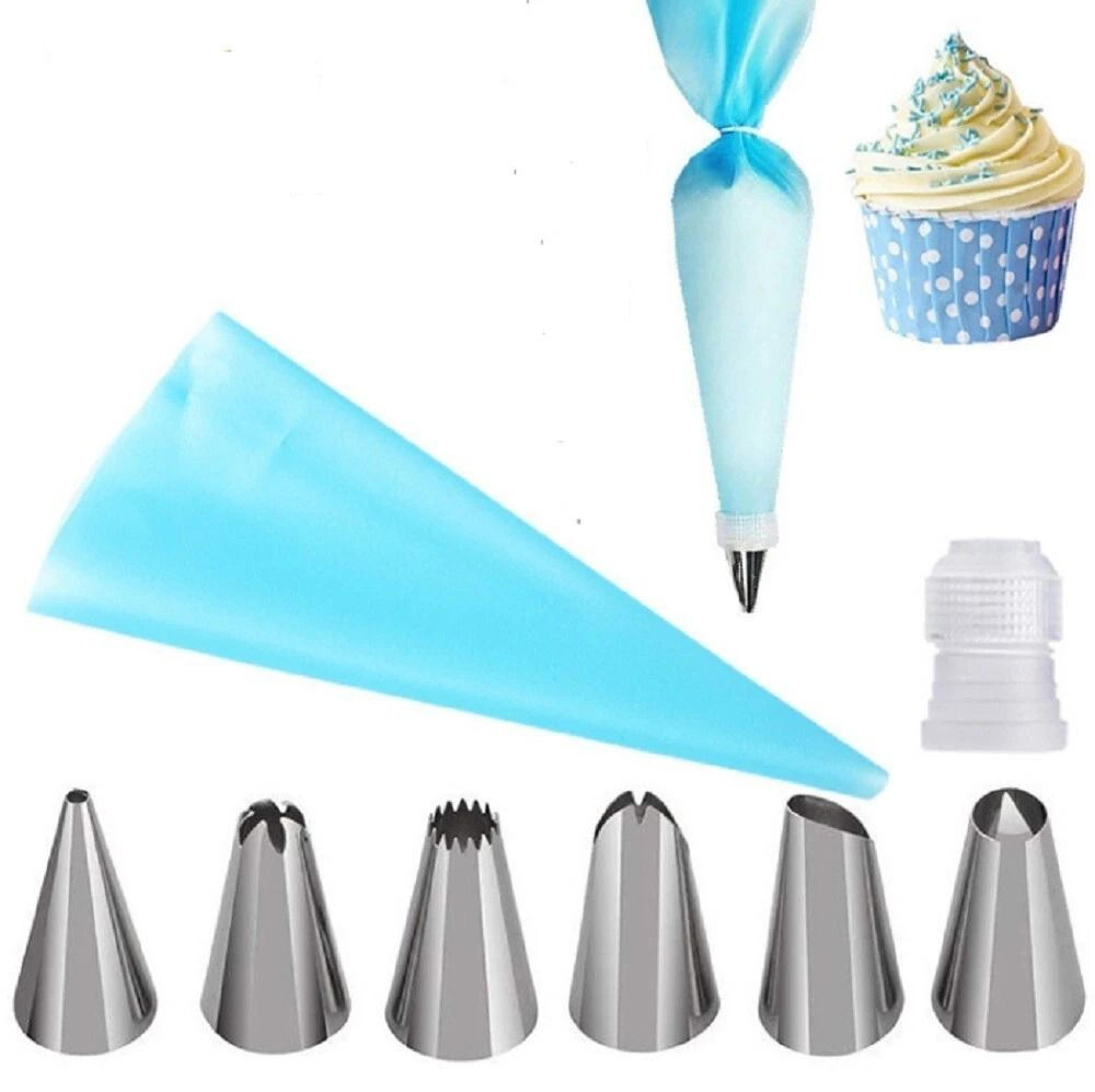 cake decorating kit piping bag & icing tips set for cupcake and pastry baking diy