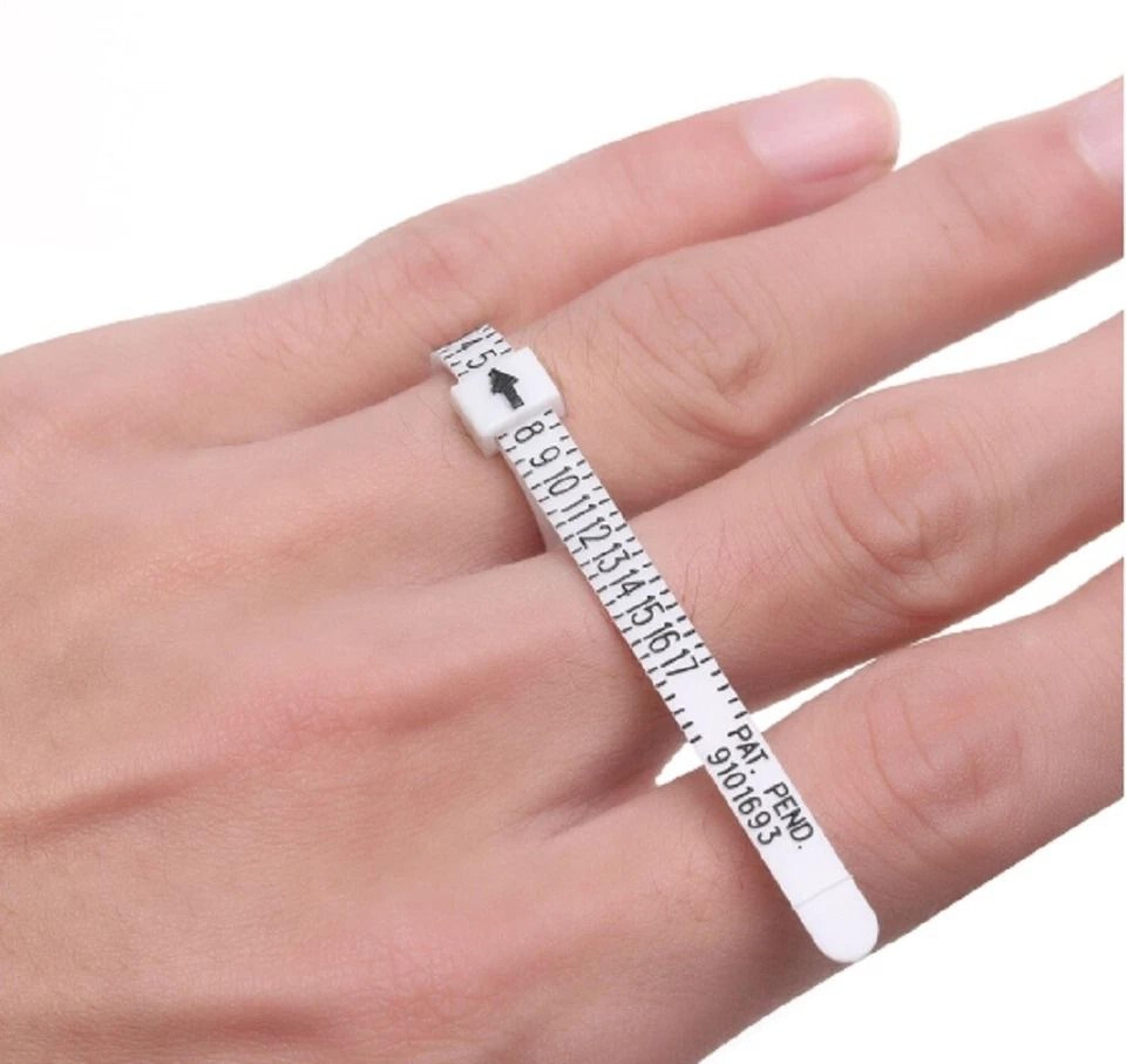 ring sizer mandrel and finger gauge set for accurate ring measuring
