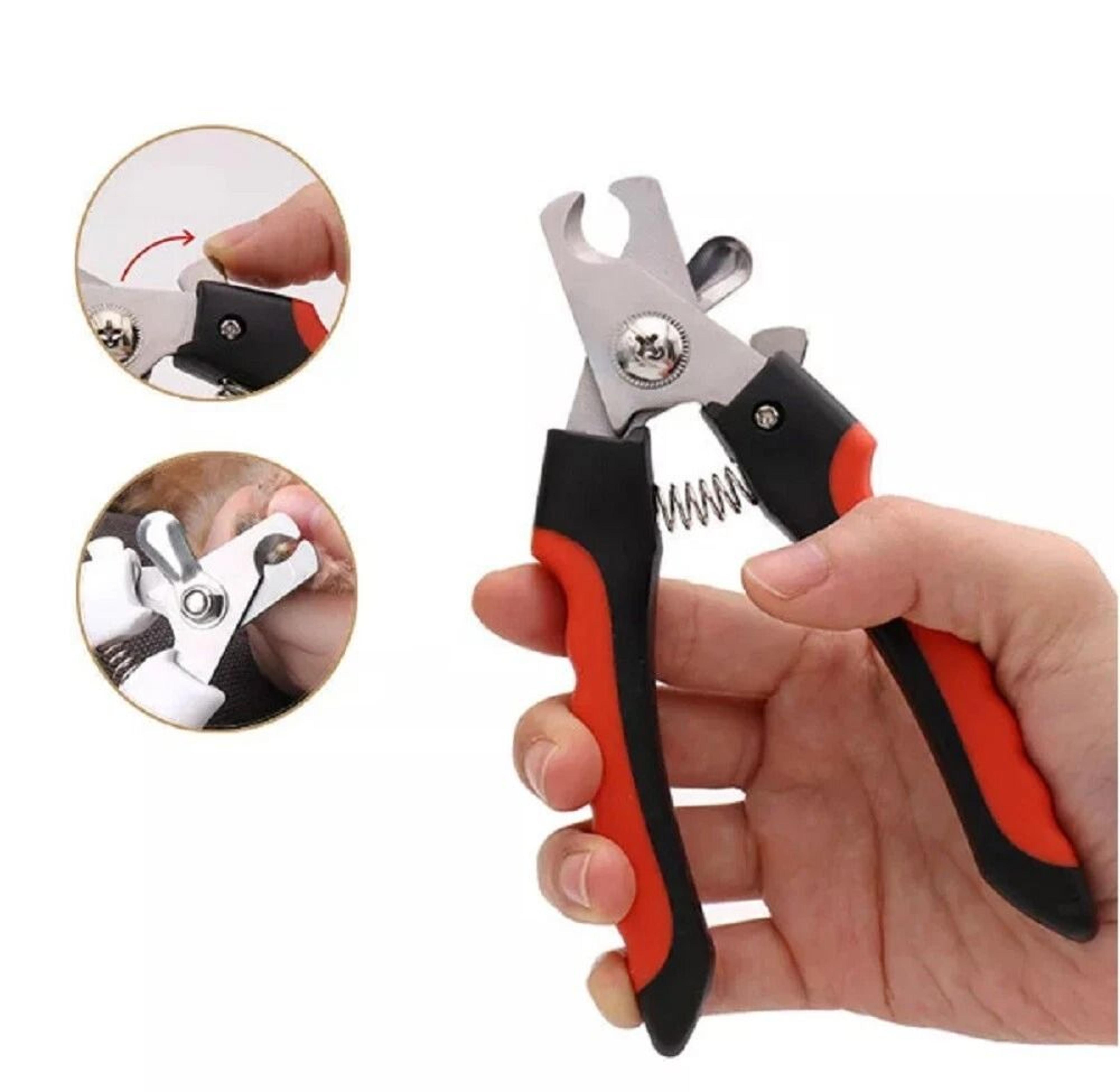 professional pet nail clipper with safety guard for dogs and cats