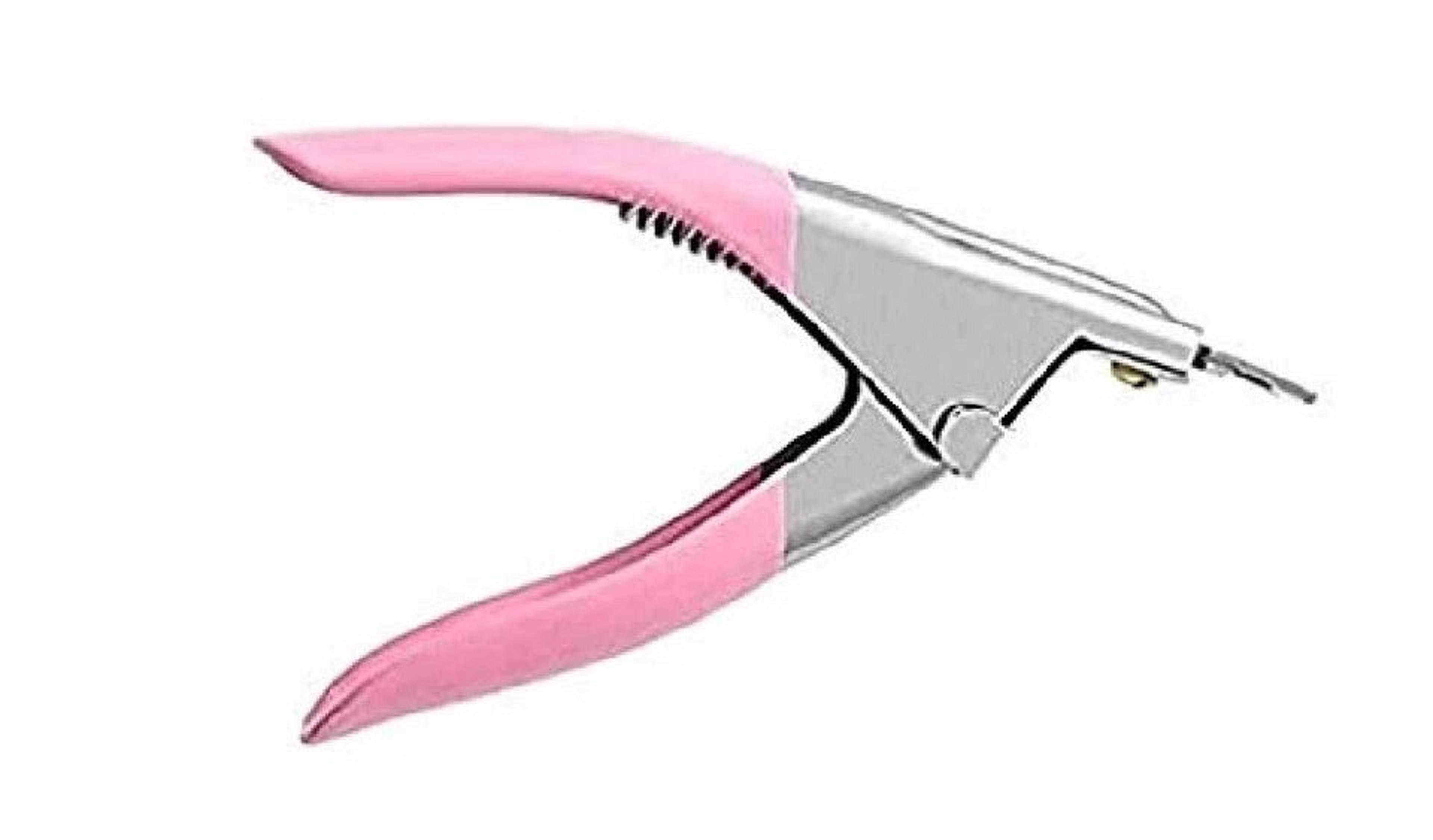 acrylic nail clipper pink nail tip cutter for false nails