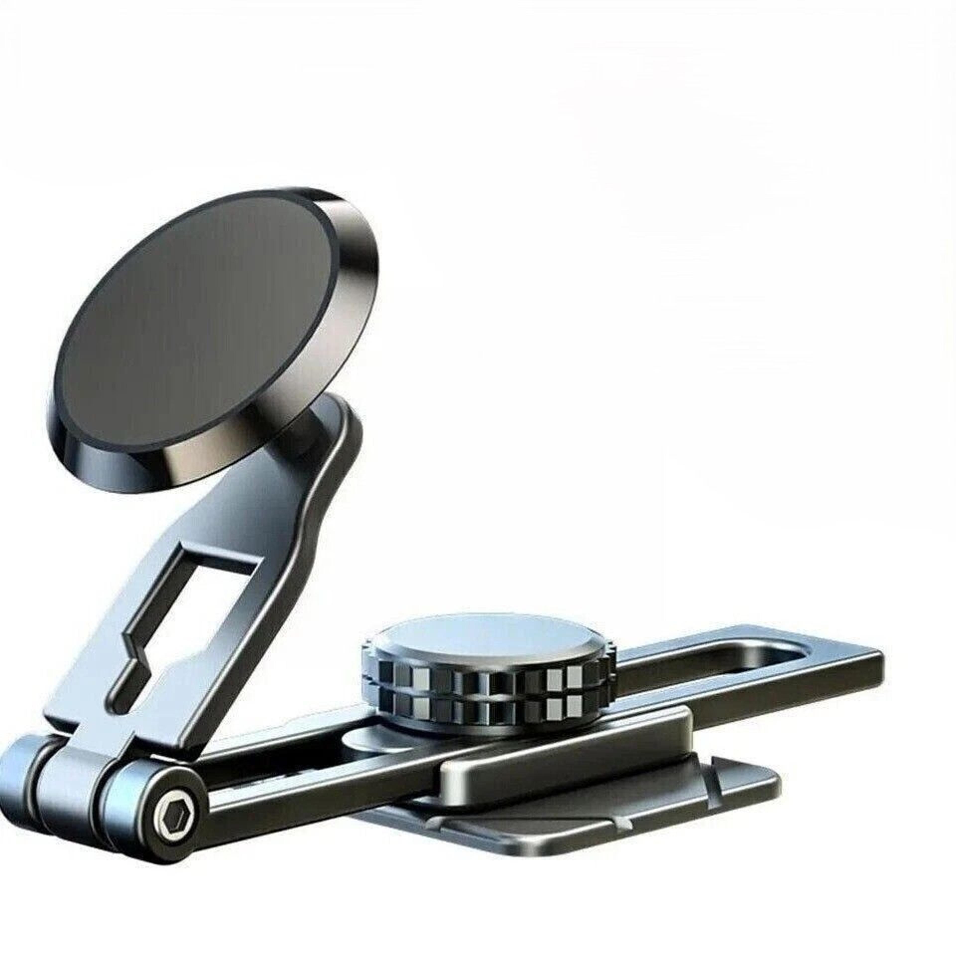 rotating magnetic phone holder car mount foldable dashboard stand