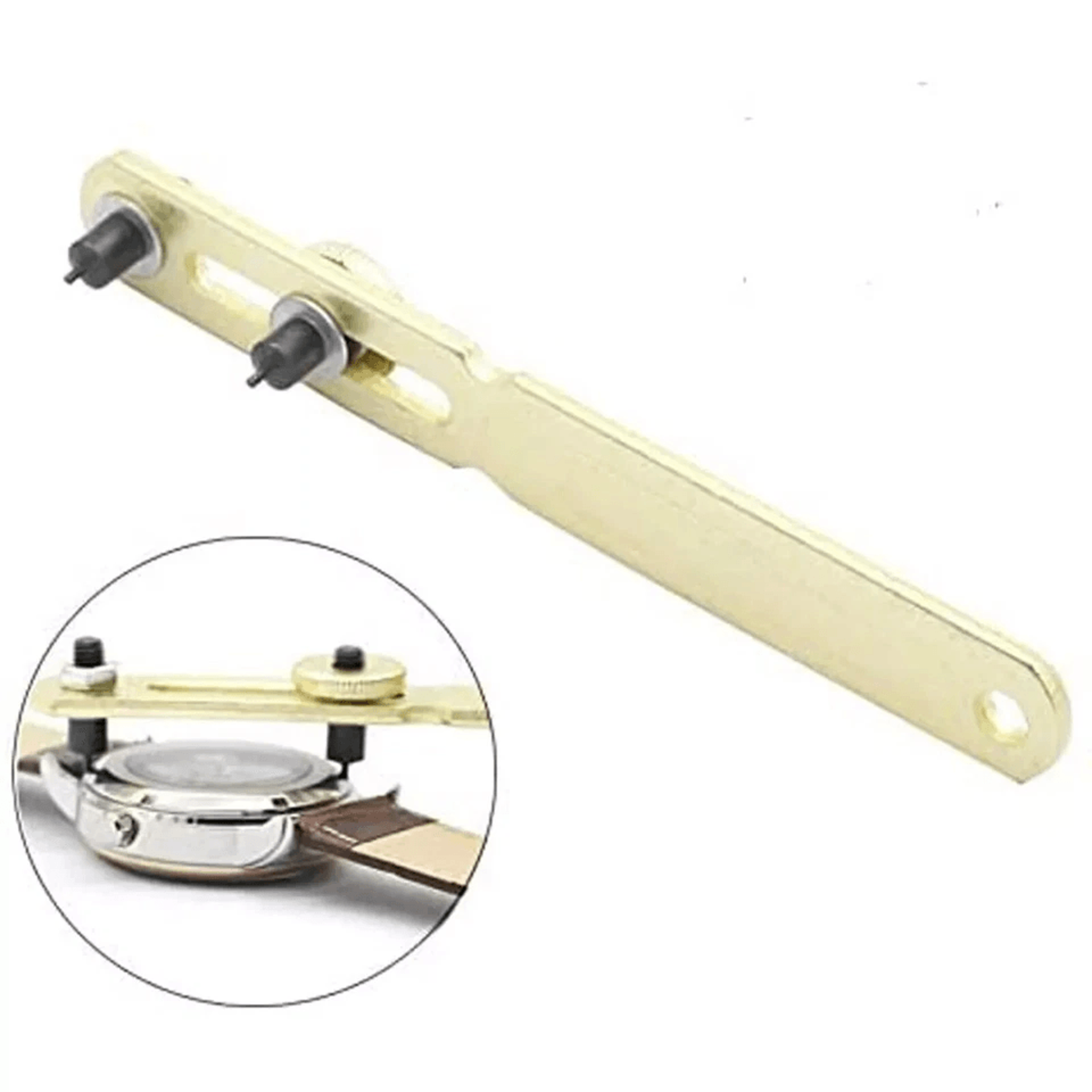 adjustable watch back case opener wrench for battery replacement and diy watch repair