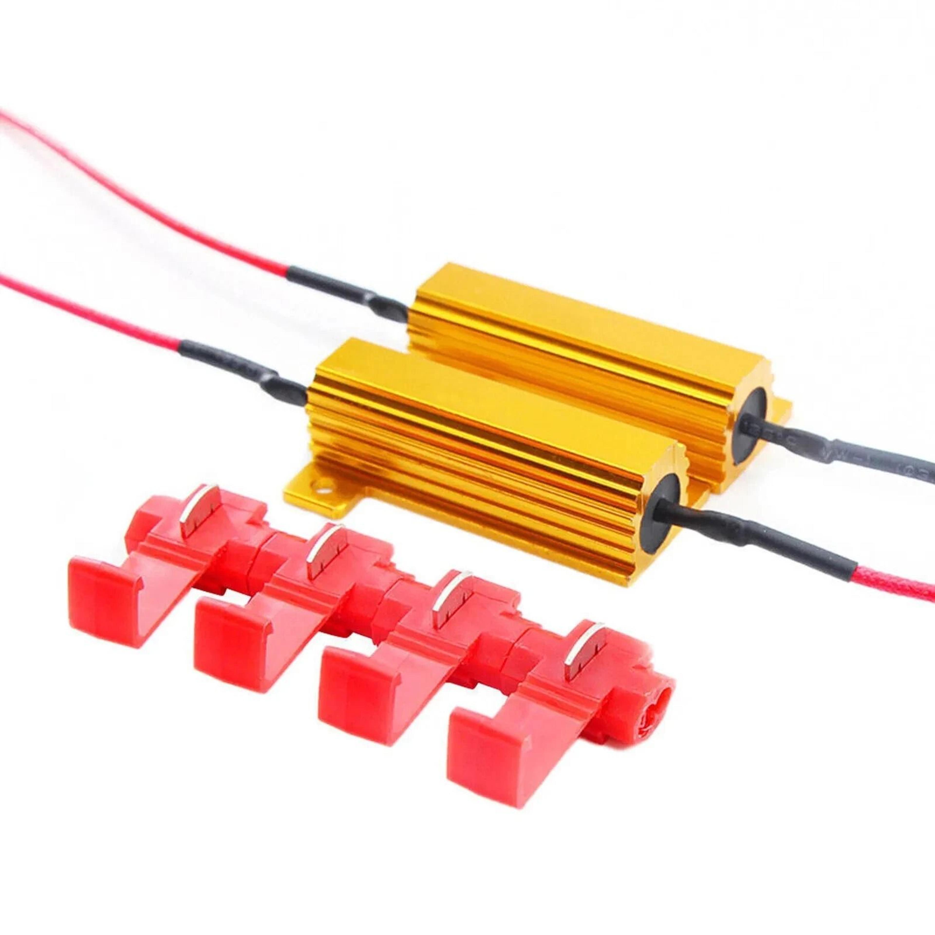 led load equalizer resistor for rear turn signal hyper flash canceler