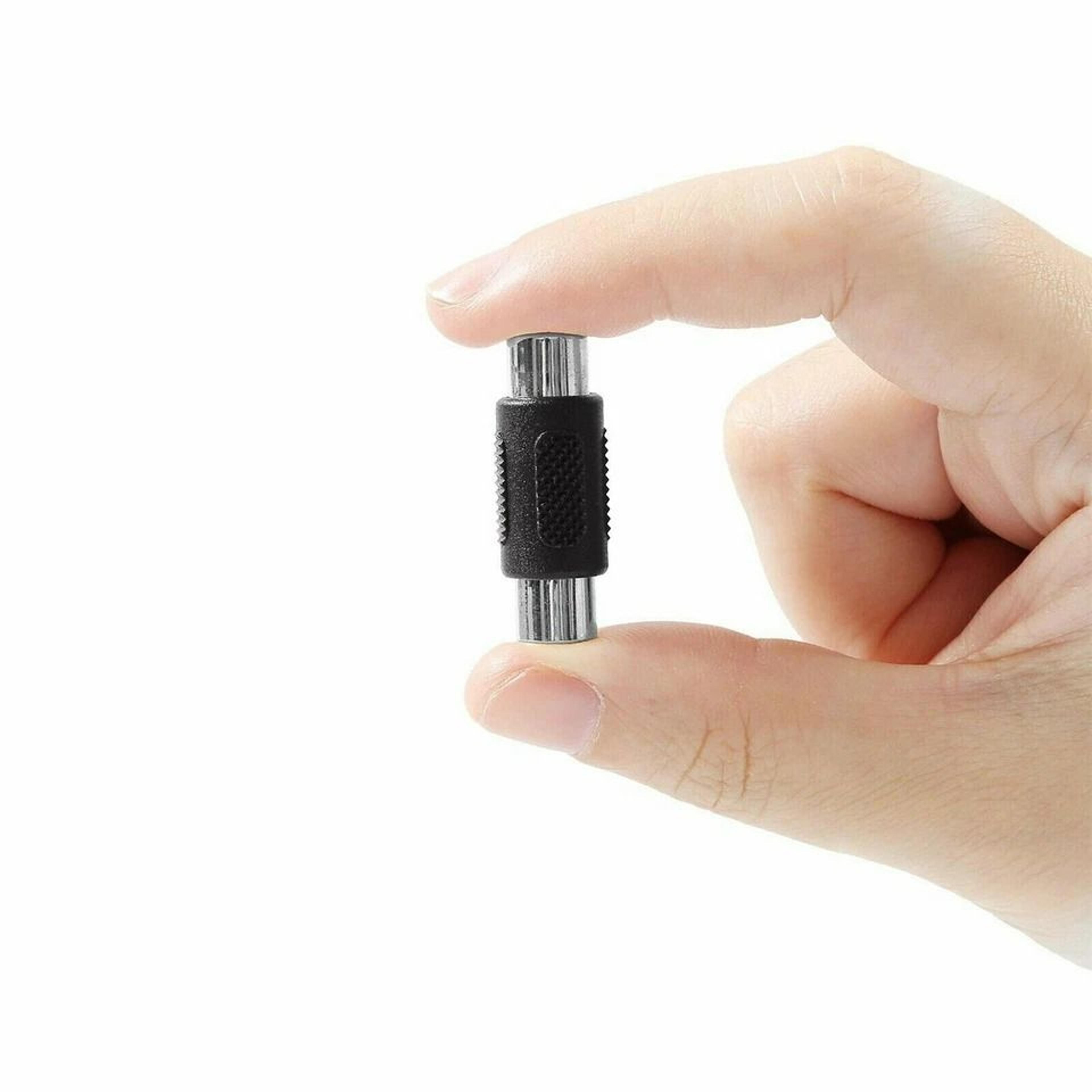 rca female to female coupler av audio video adapter connectors