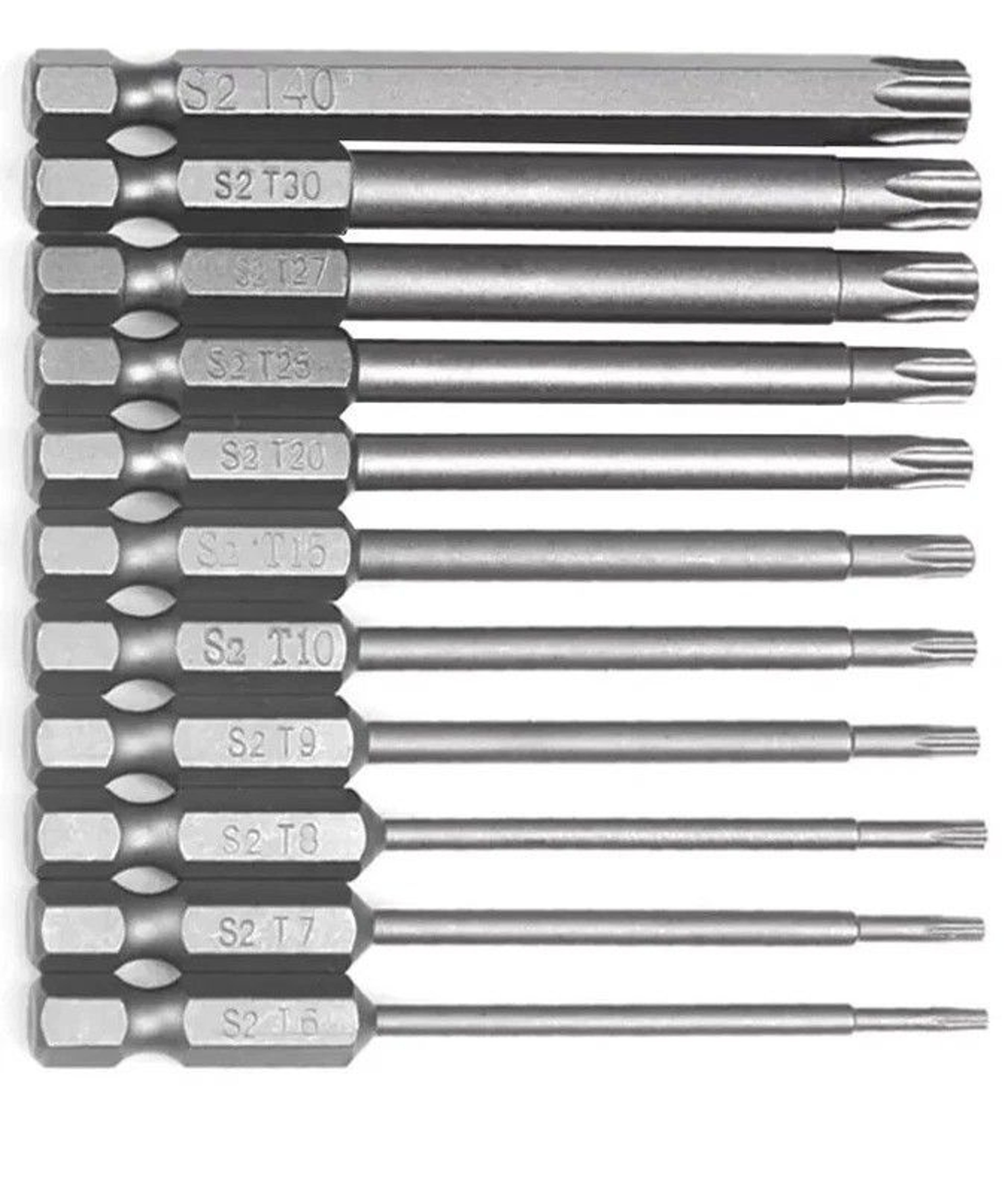 torx bit set steel security torx bits for drill and screwdriver