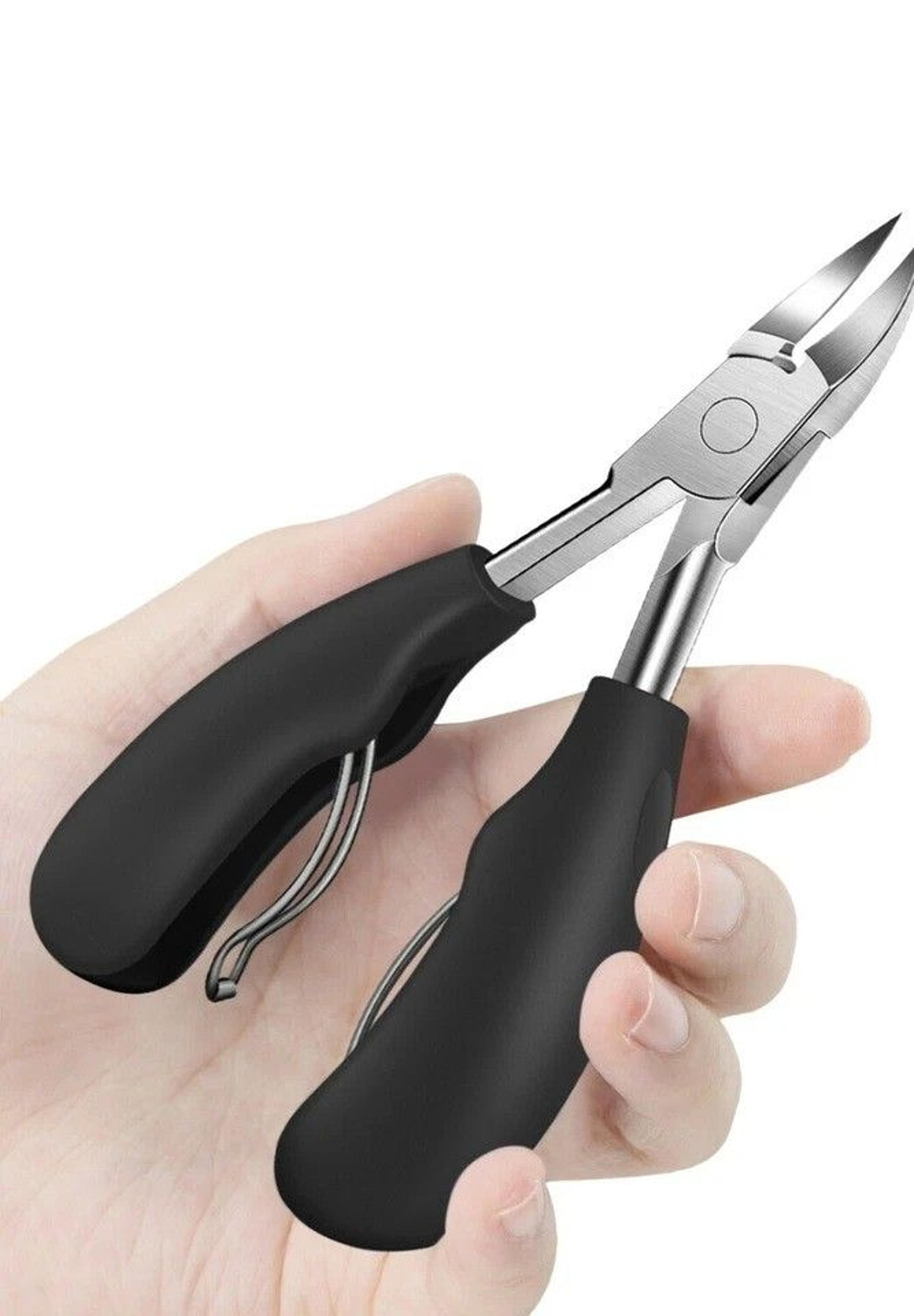 heavy duty thick toenail clippers for ingrown nails precision scissor cutter