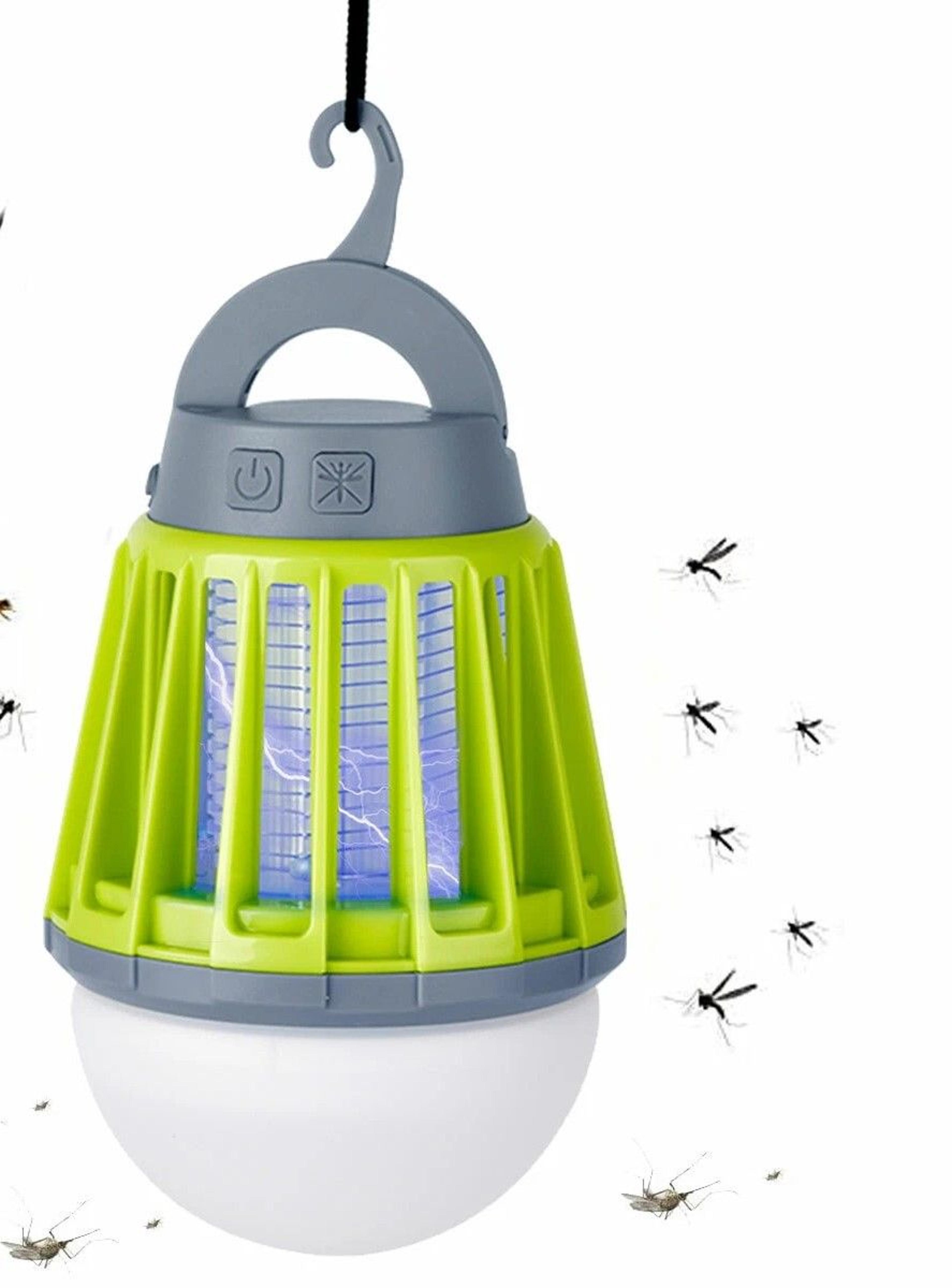 outdoor bug zapper & mosquito killer lamp with led lantern insect trap for patio & yard