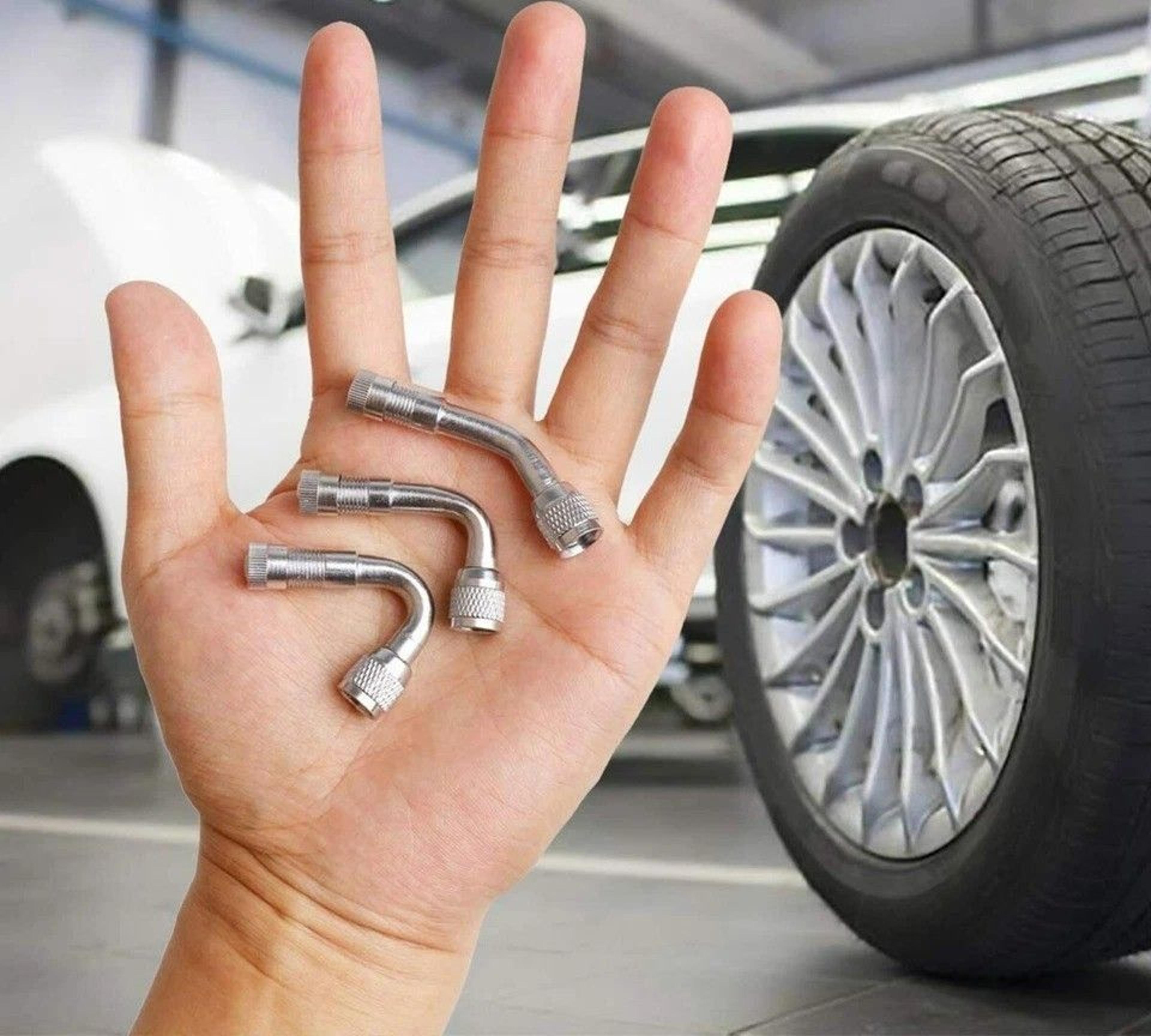 tire valve extender for motorcycle & car air valve stem adapter