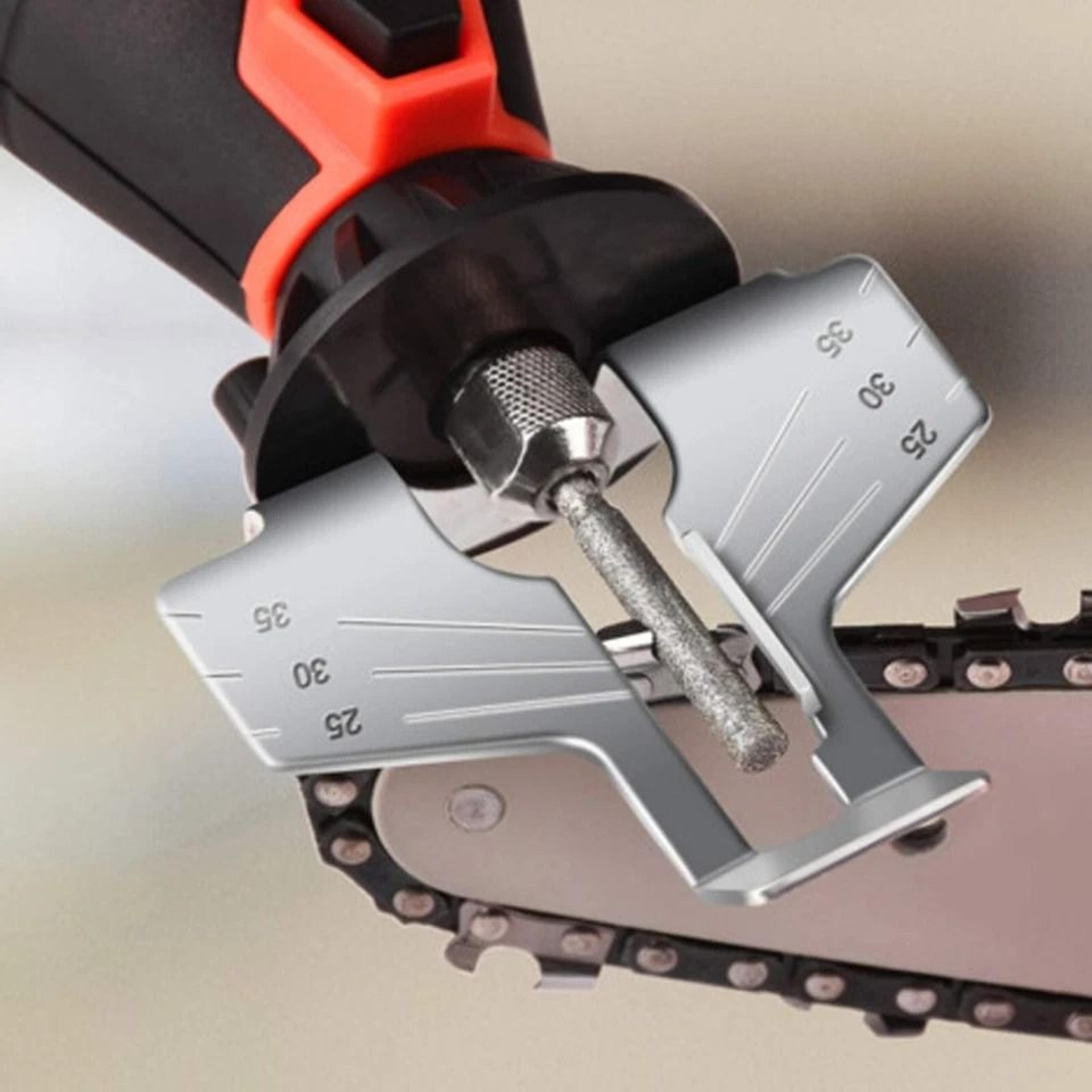 electric chainsaw sharpener & grinder file tool attachment easy blade maintenance for home & professional use