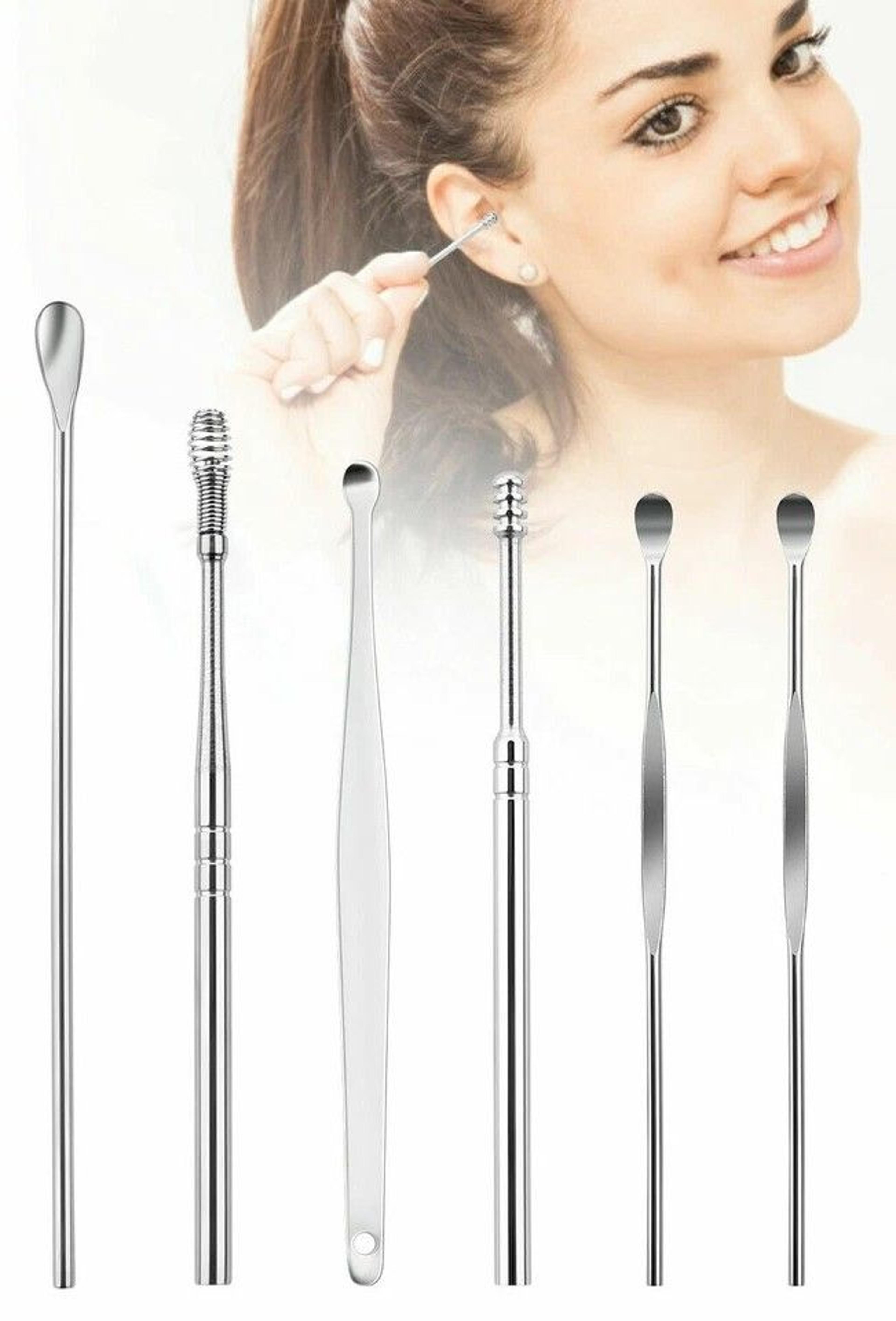 ear wax removal kit stainless steel ear cleaner and ear pick set