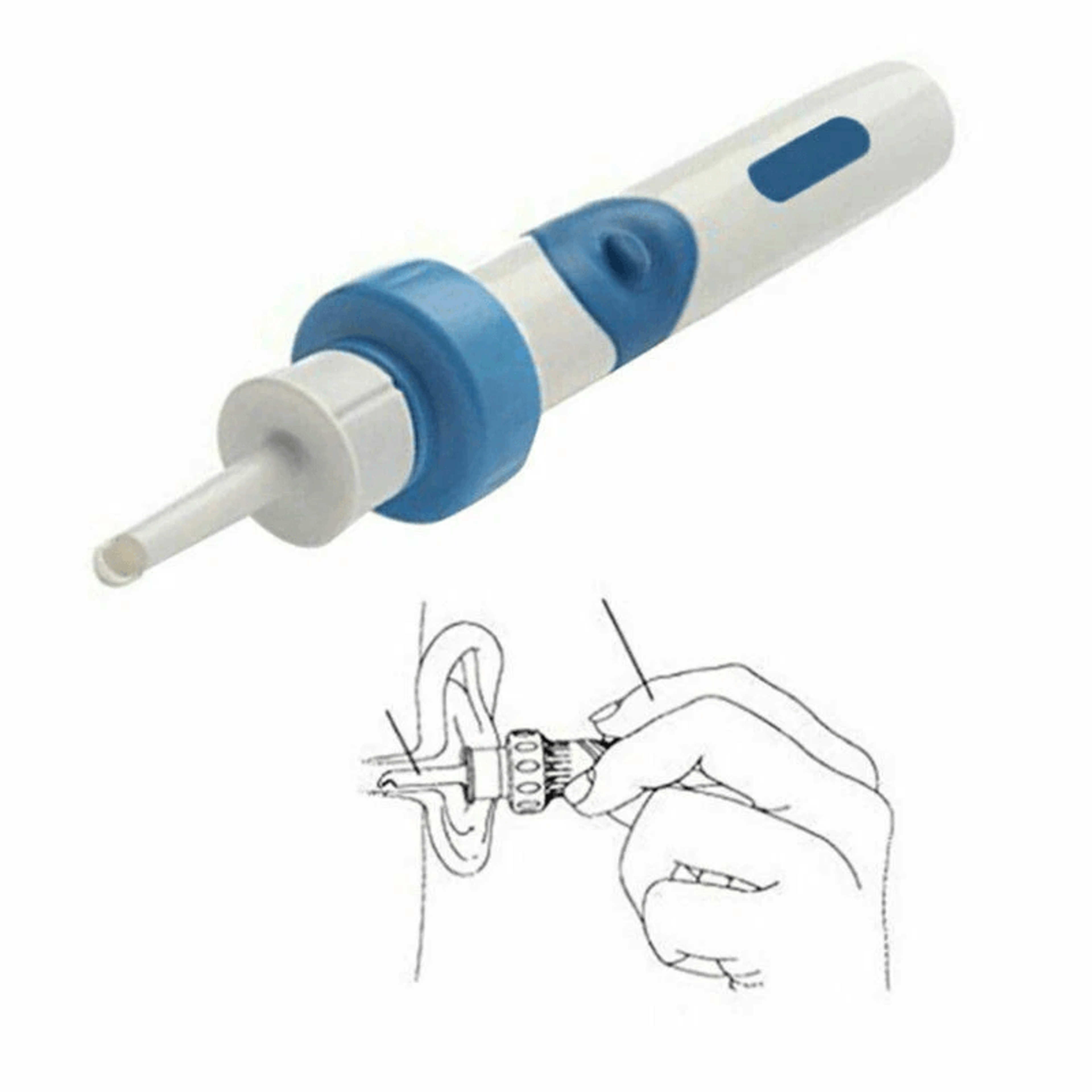 cordless ear wax remover electric ear cleaner vacuum with case