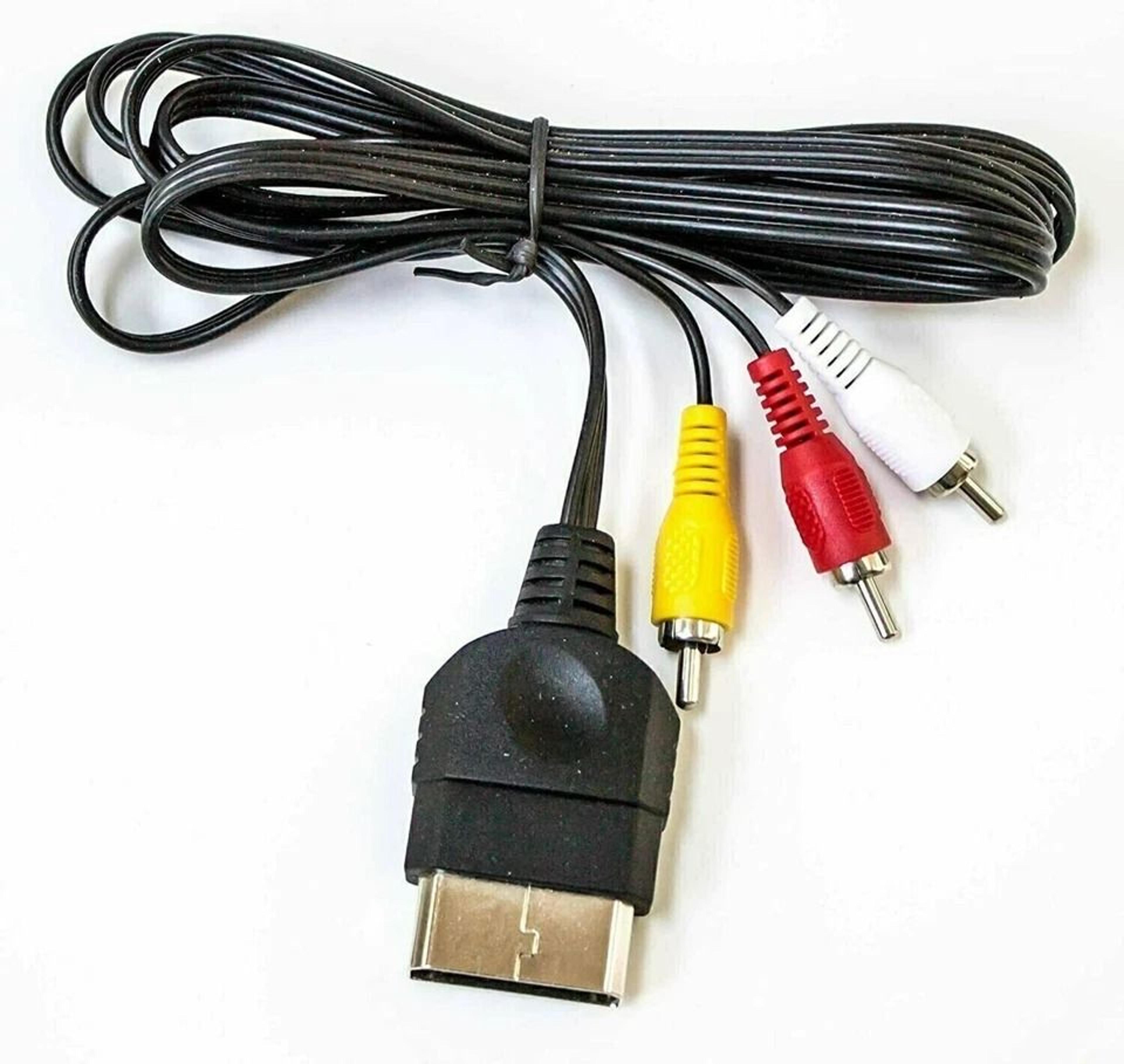 original xbox av cable and power cord bundle rca tv hookup for microsoft xbox