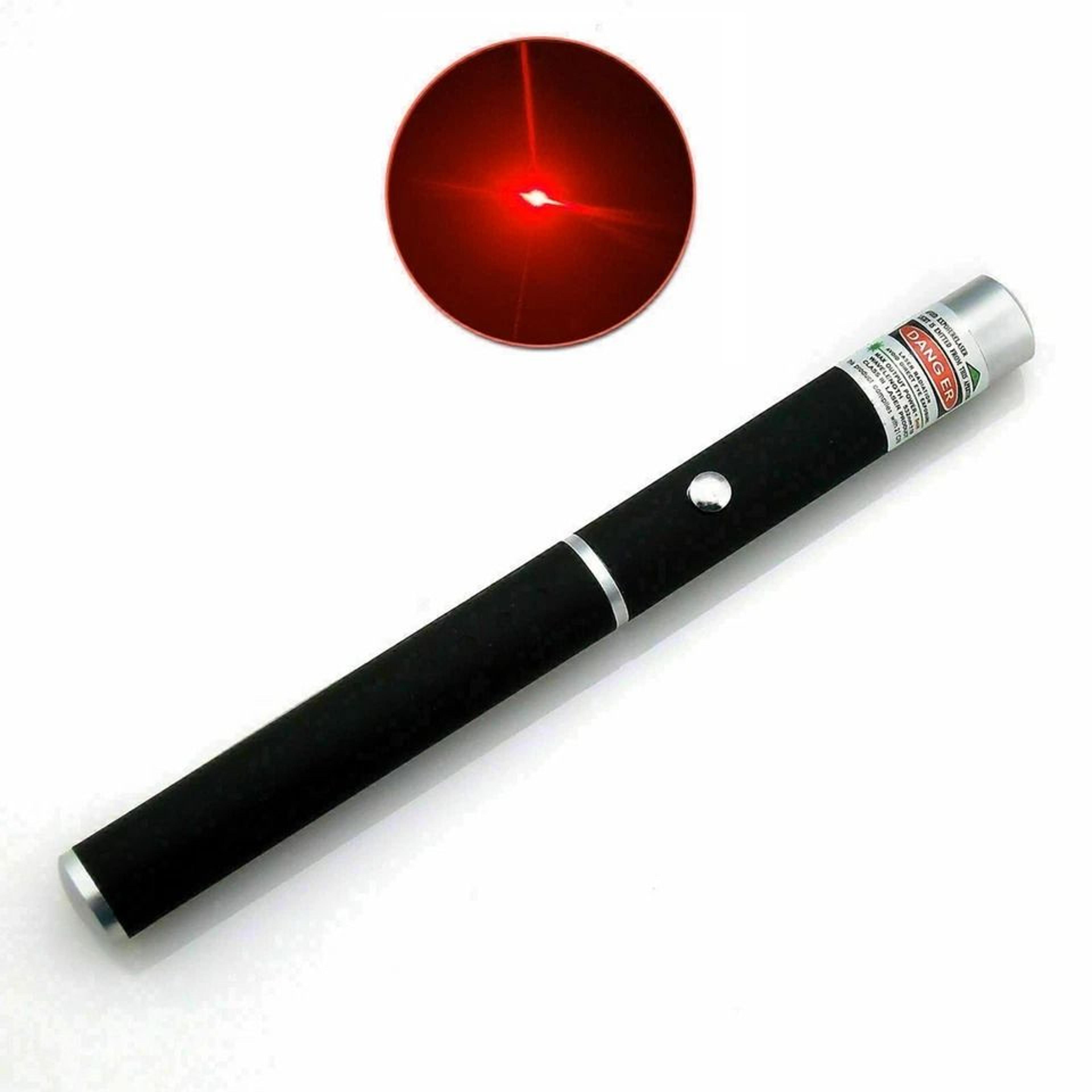 high-powered red laser visible beam light