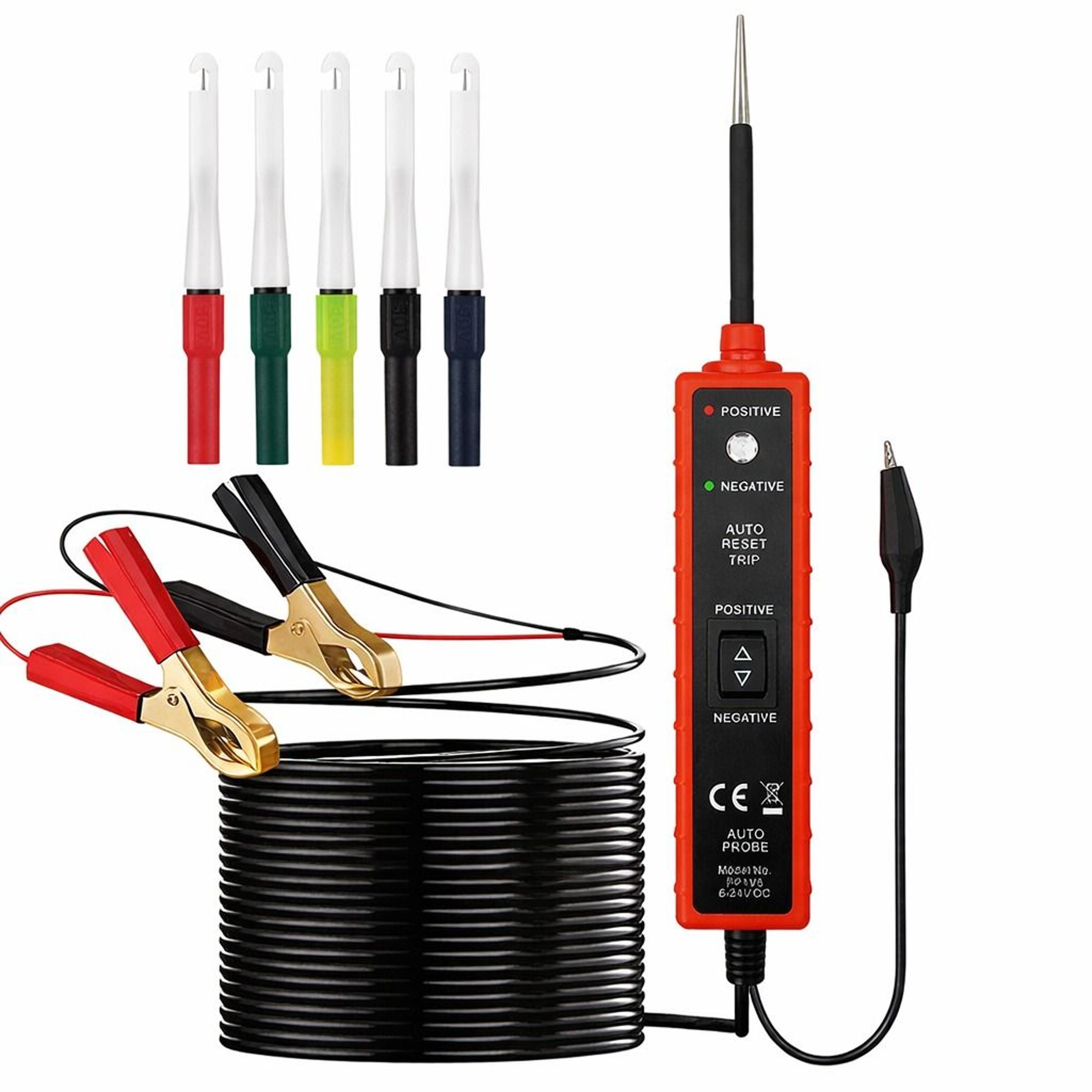 digital automotive electrical tester probe car power circuit voltage tester