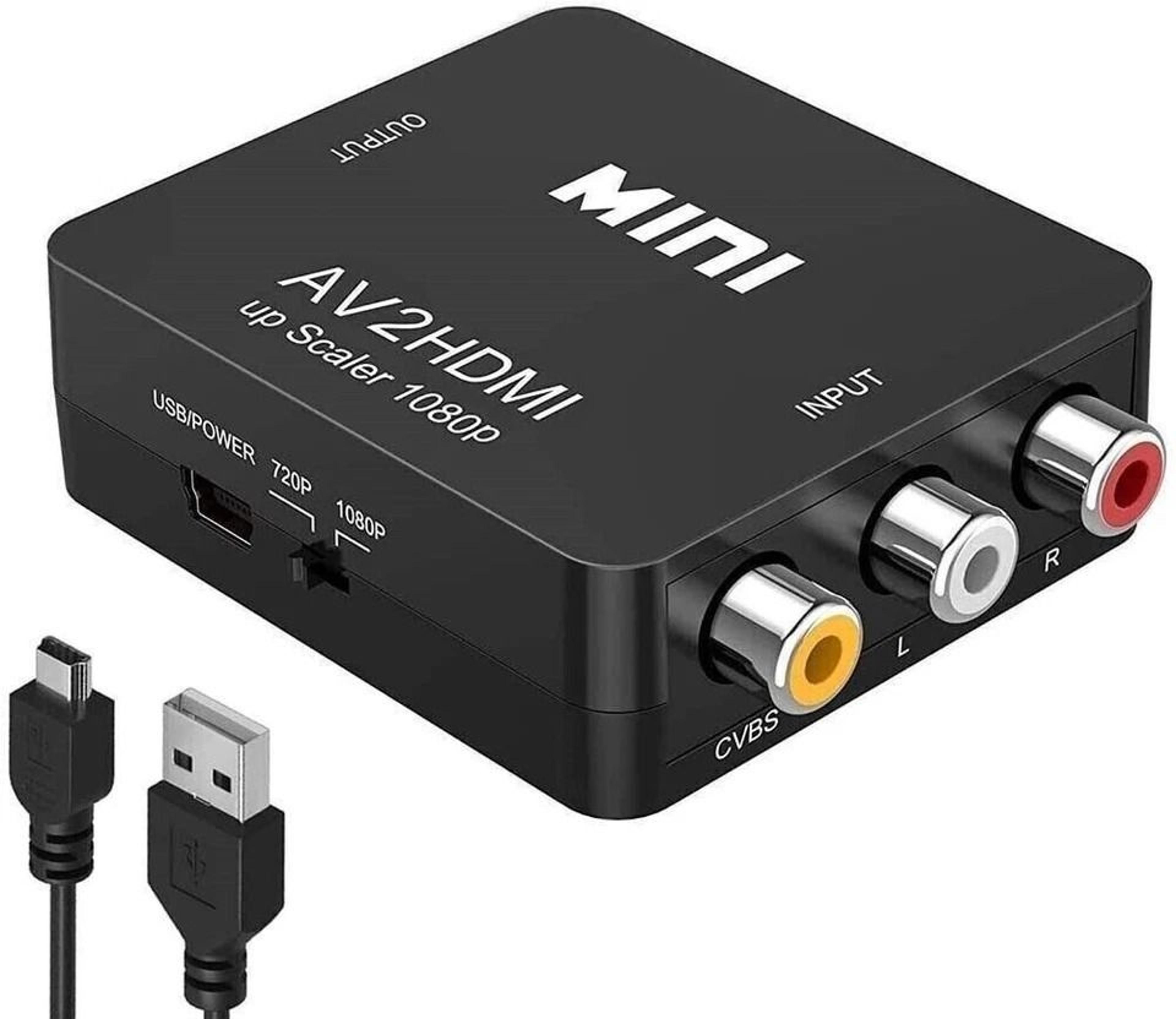 rca av to hdmi converter retro gaming hdmi adapter hd video output