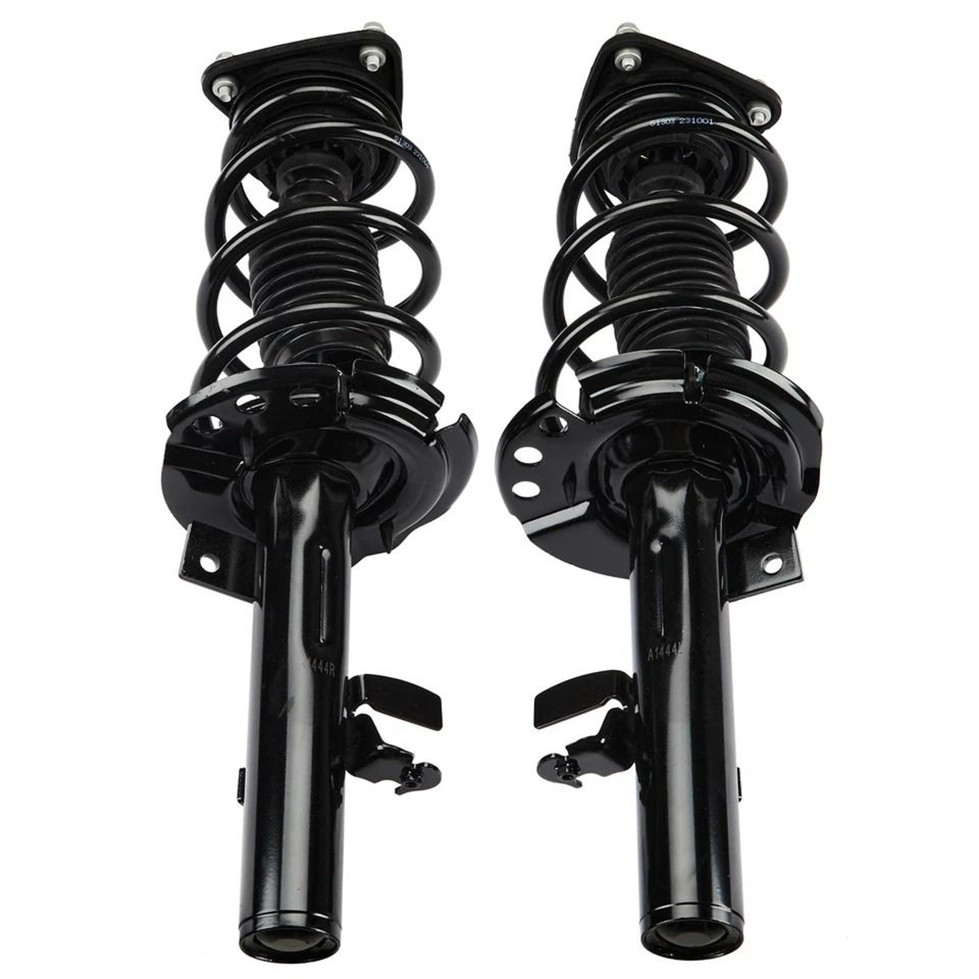 complete front strut kit with shocks & springs for ford focus