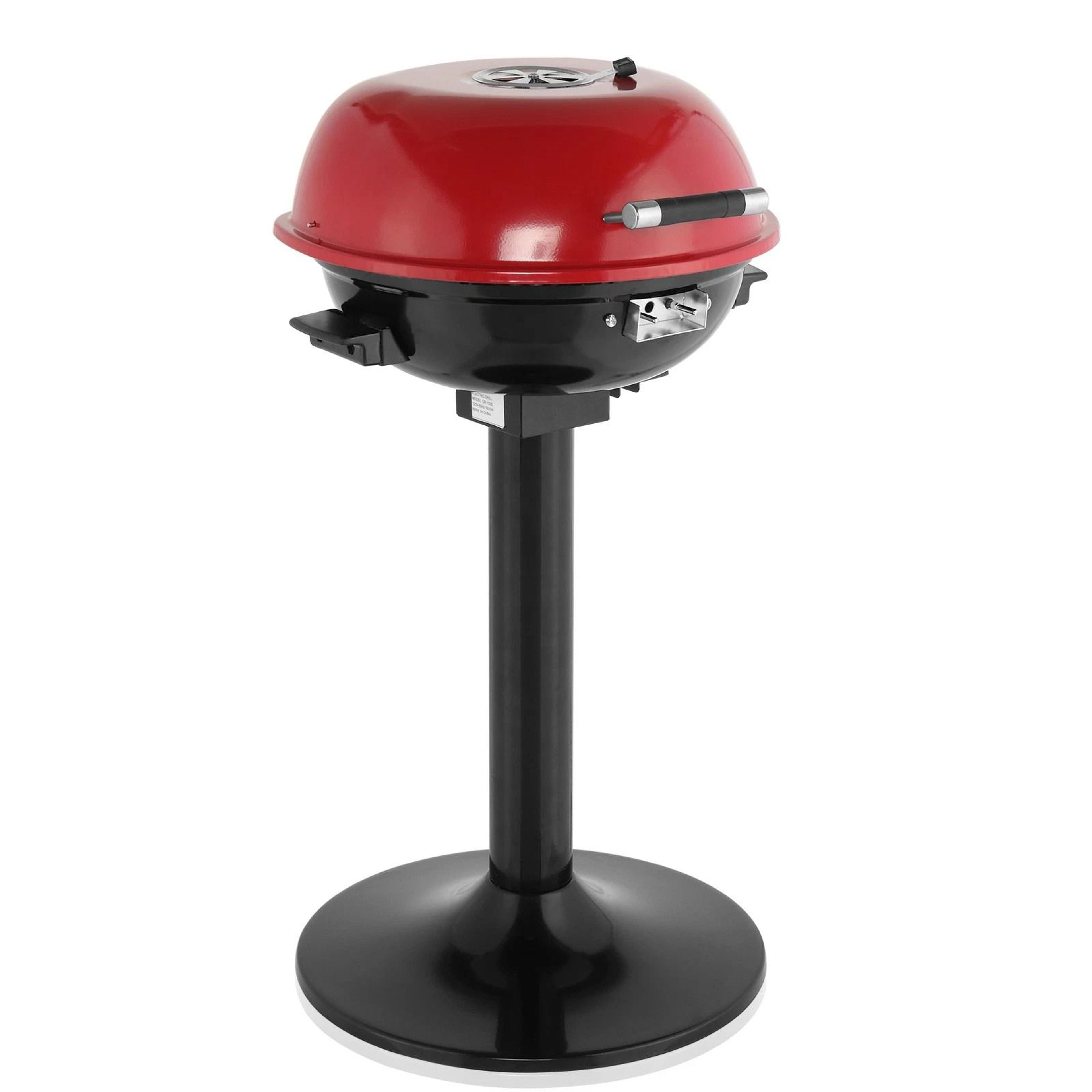 portable electric grill outdoor bbq barbecue with adjustable temperature for garden & patio