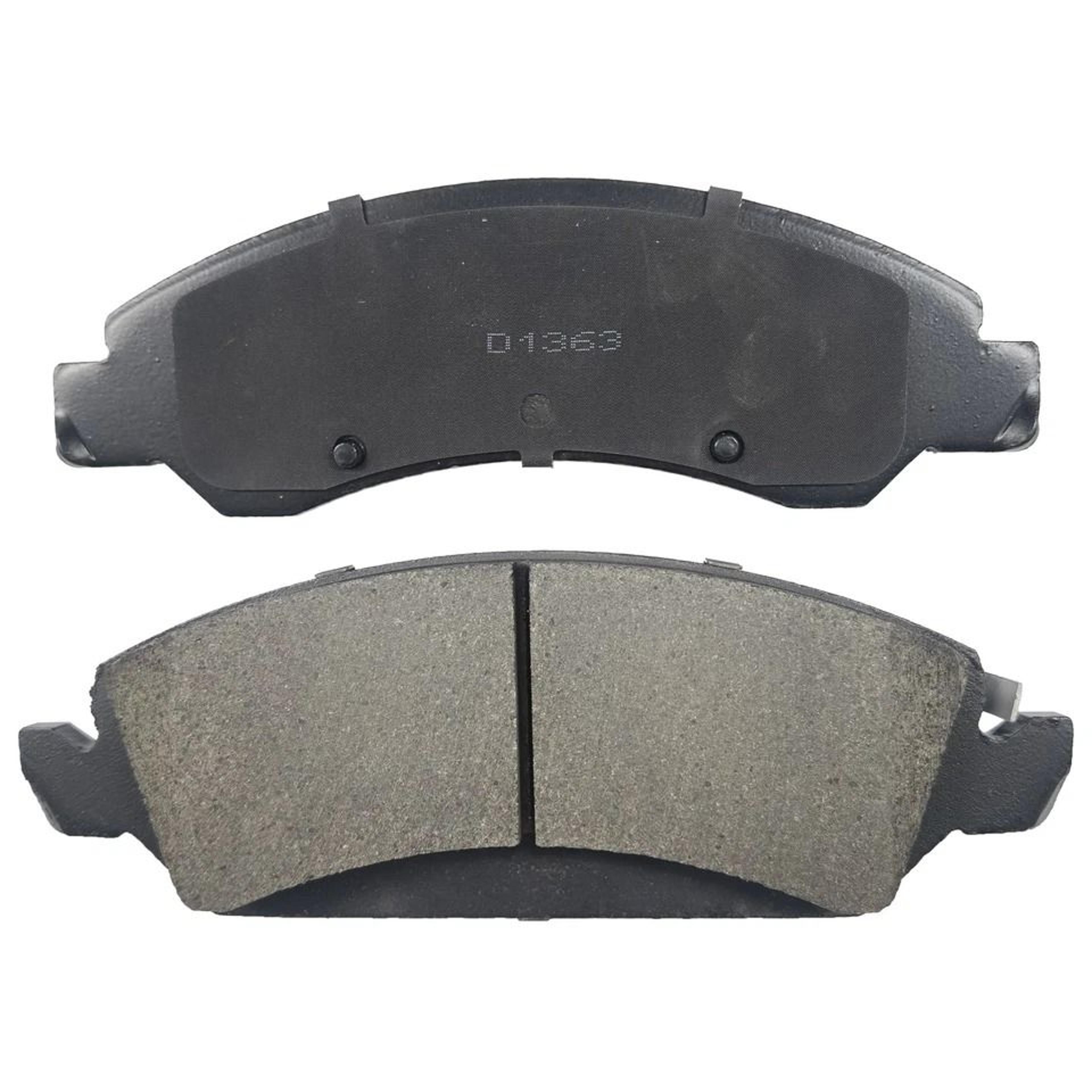 front carbon fiber ceramic brake pads for cadillac escalade high performance & durability