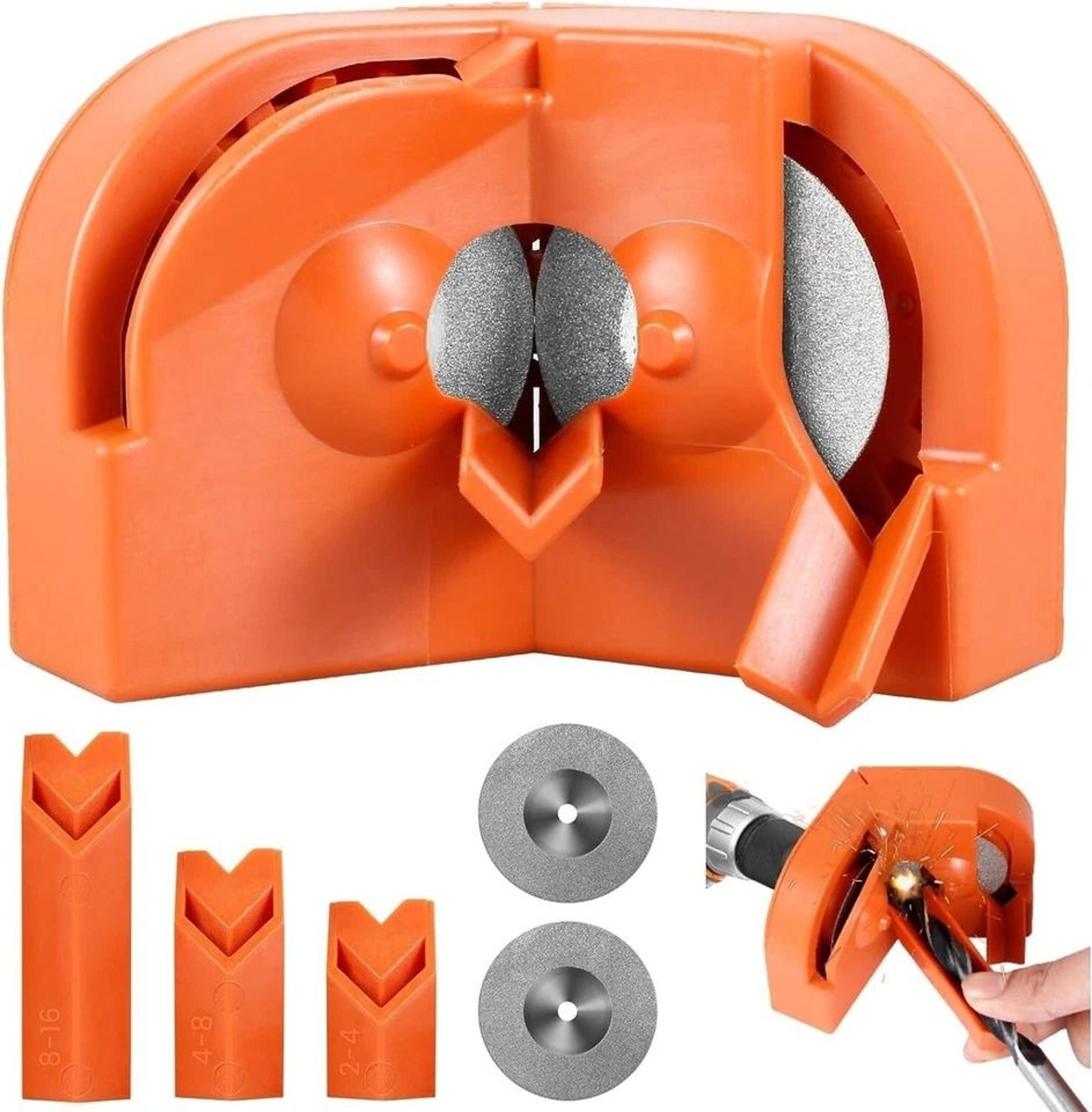 multi purpose drill bit sharpener for knives and scissors portable sharpening tool