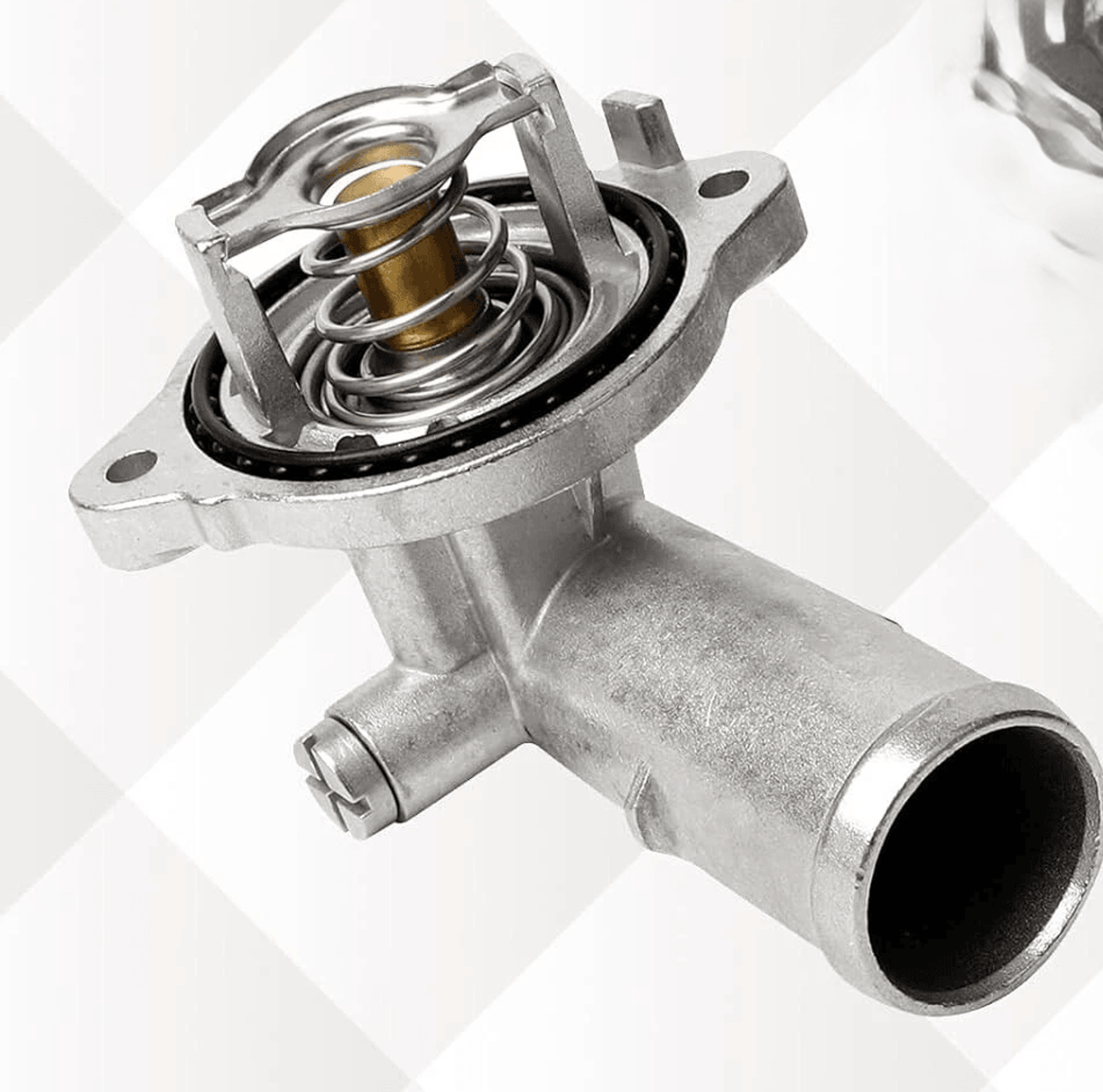 upgraded aluminum thermostat housing assembly for dodge durango jeep grand cherokee