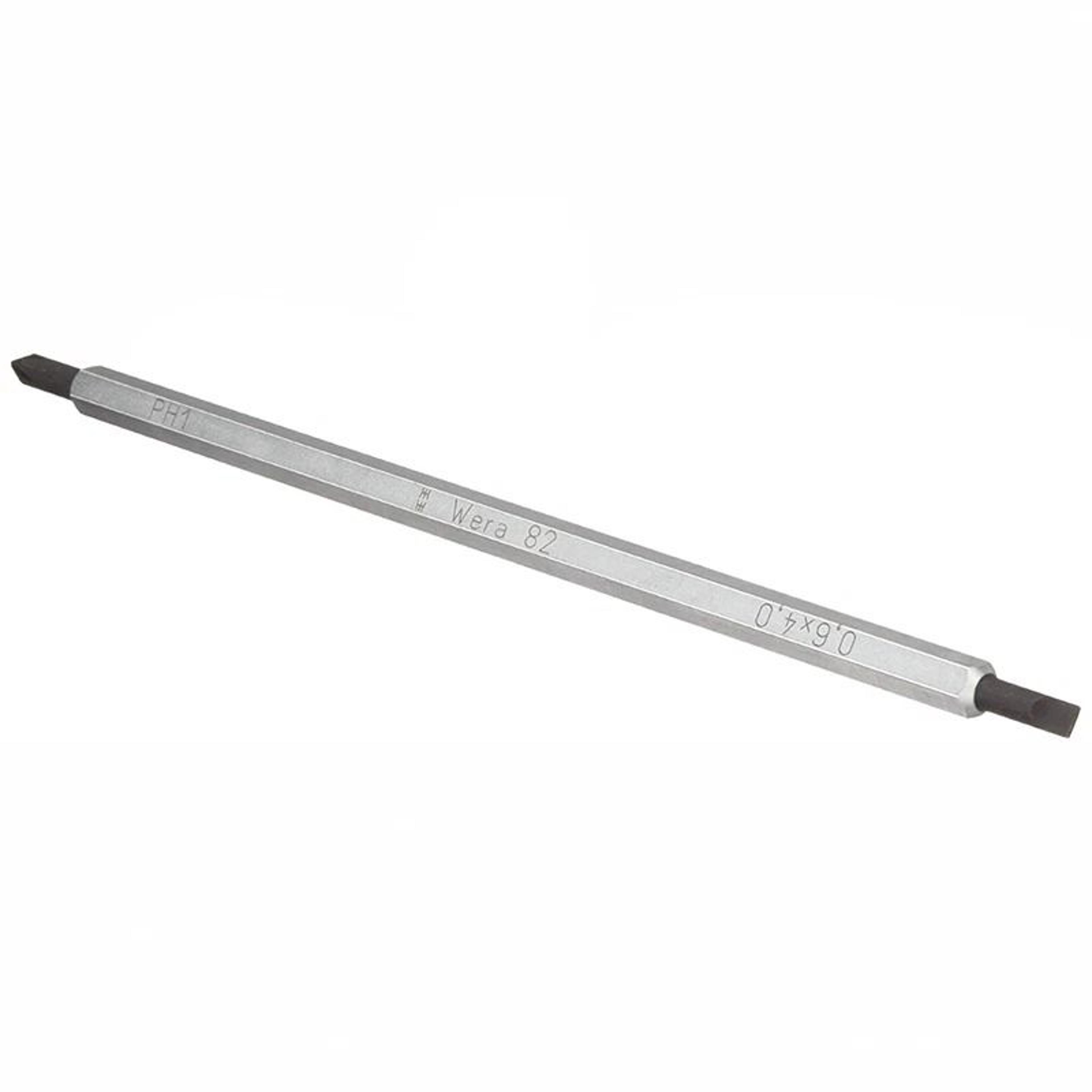 double ended vario blade for phillips and slotted screws