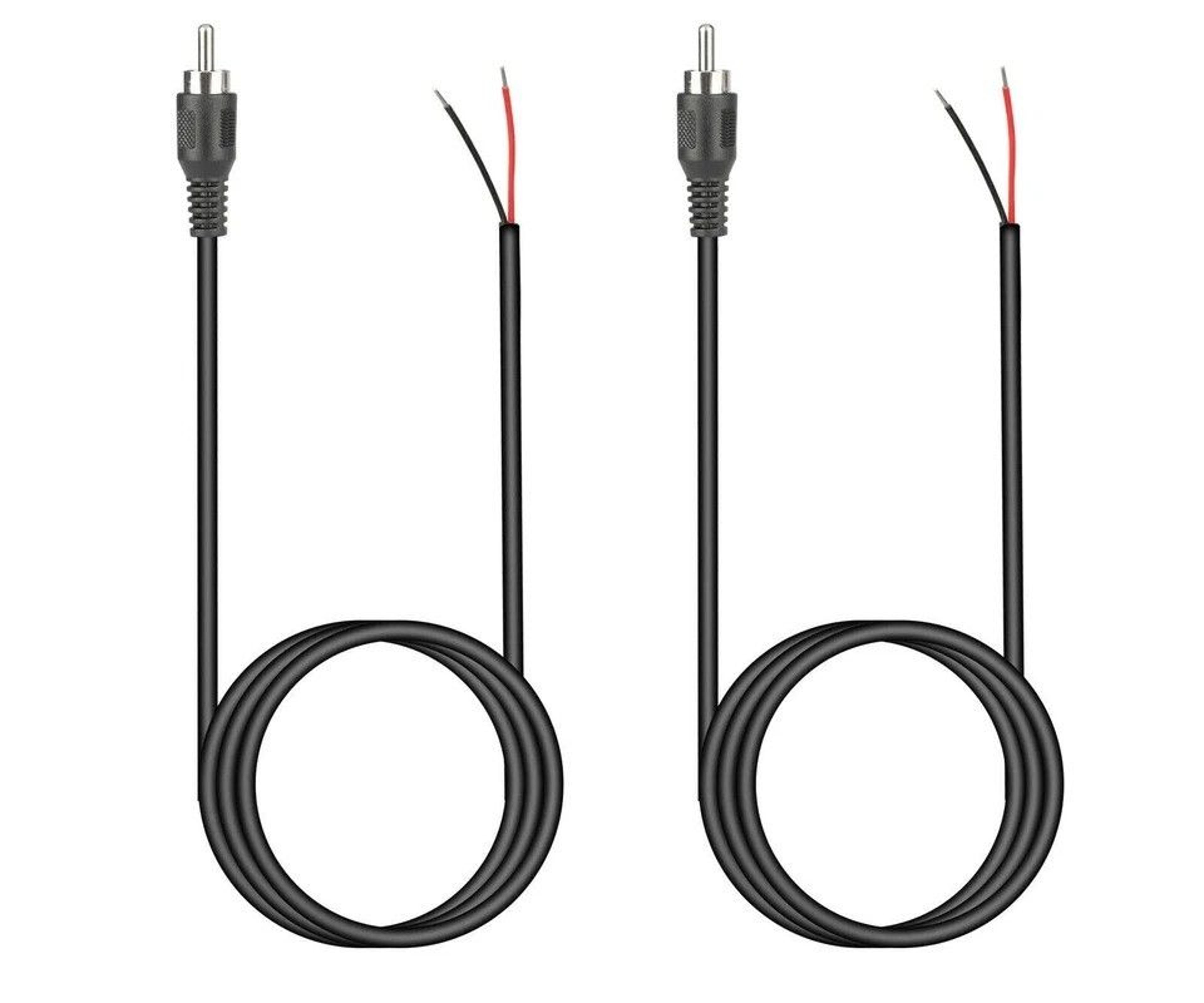 rca to bare wire cable for speakers subwoofer tv audio repair