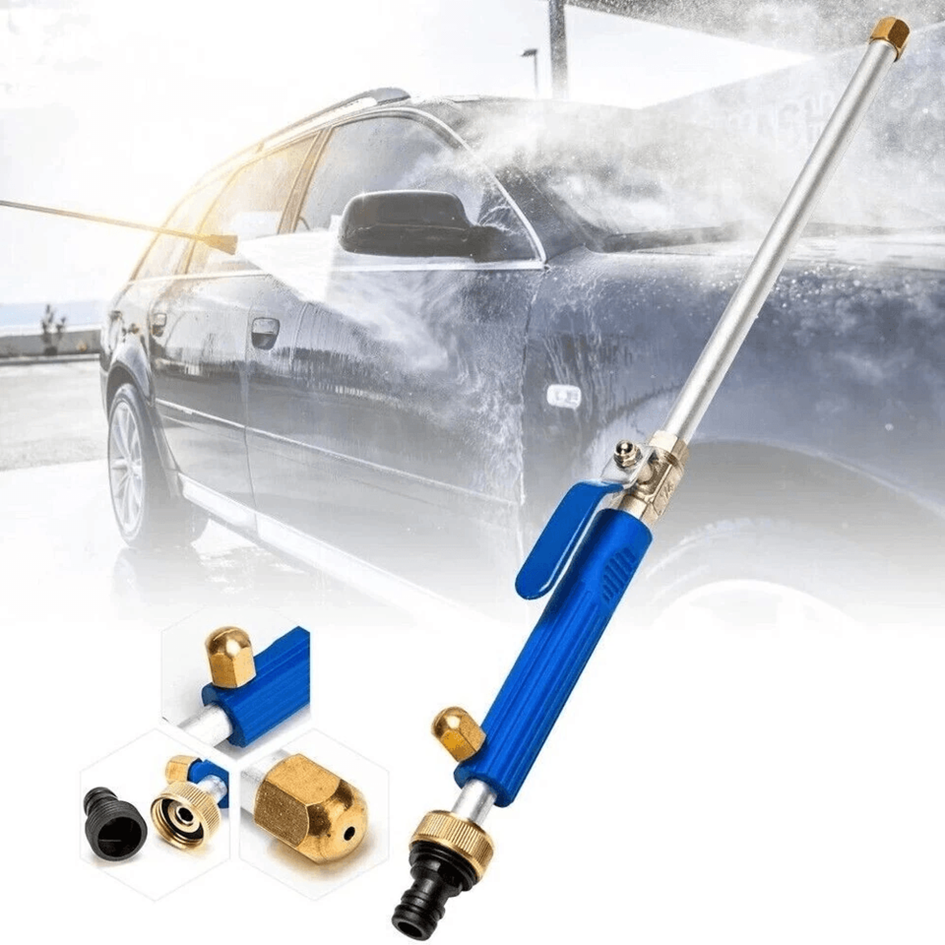 hydro jet power washer wand for garden hose car patio and window cleaning