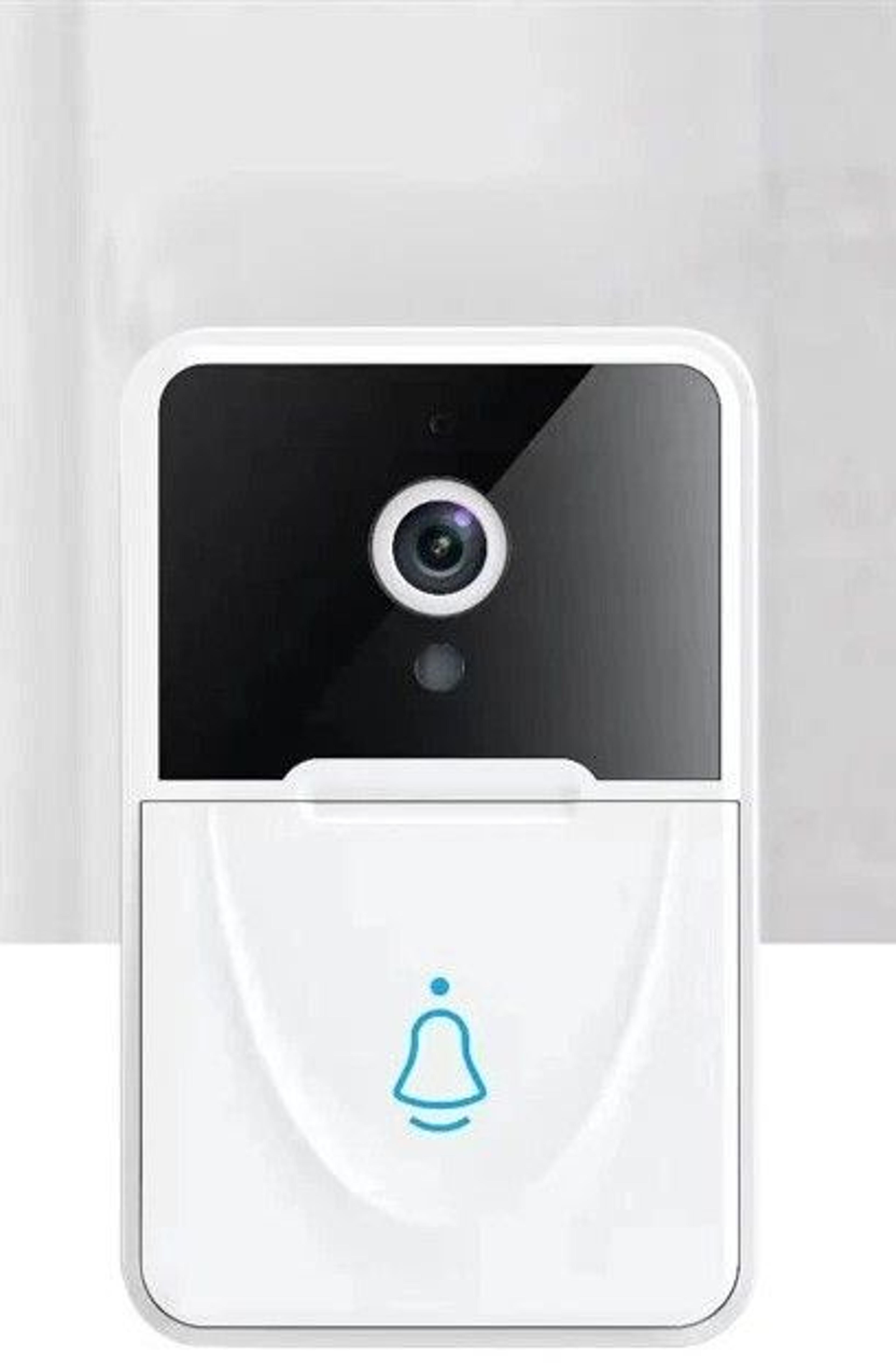 rechargeable wifi doorbell camera with chime, waterproof video doorbell for home security
