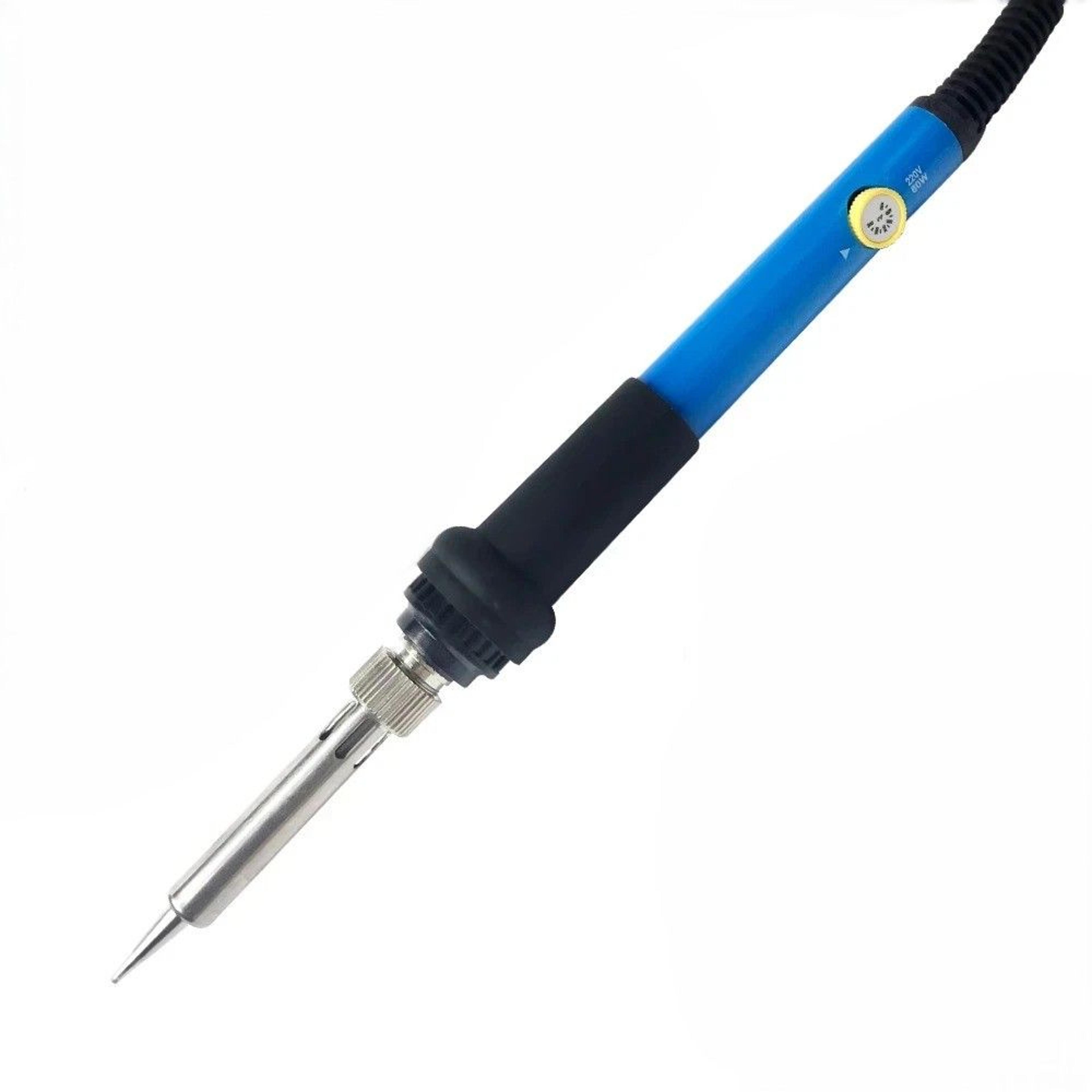 soldering iron kit adjustable temperature electronics repair tool with tips and solder wire