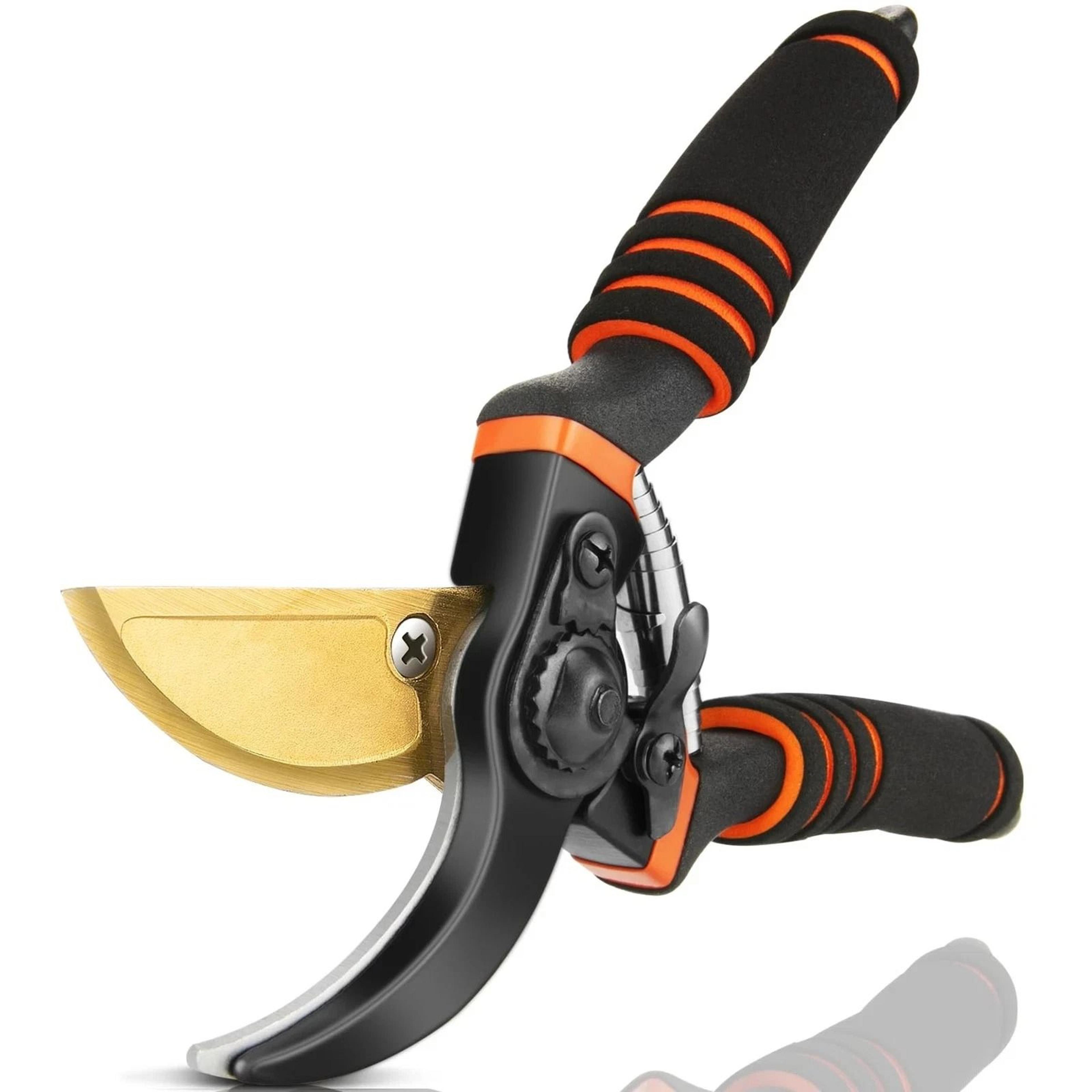 steel pruning shears heavy duty garden branch trimmer