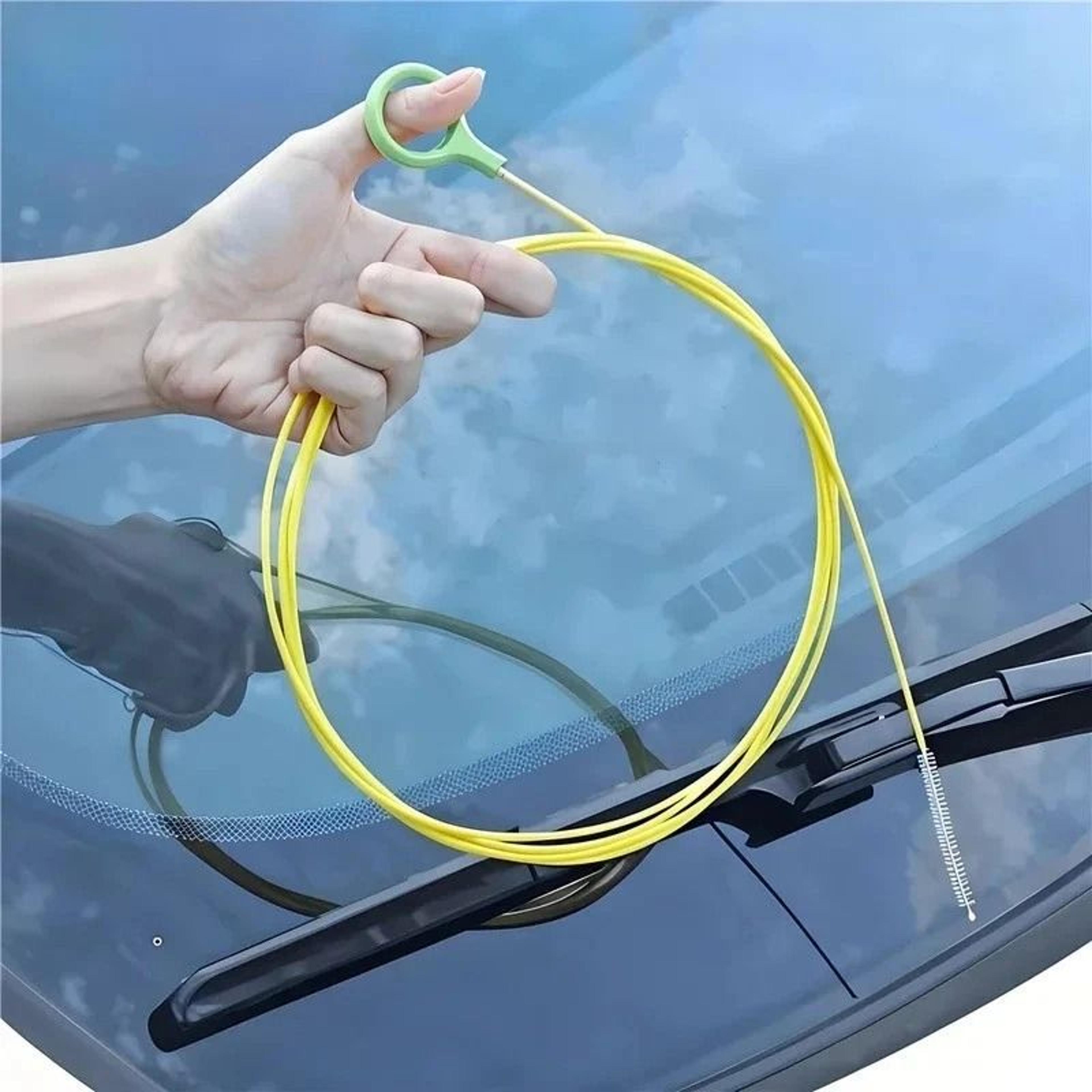 flexible sunroof drain cleaning tool for cars car drain unclogger brush