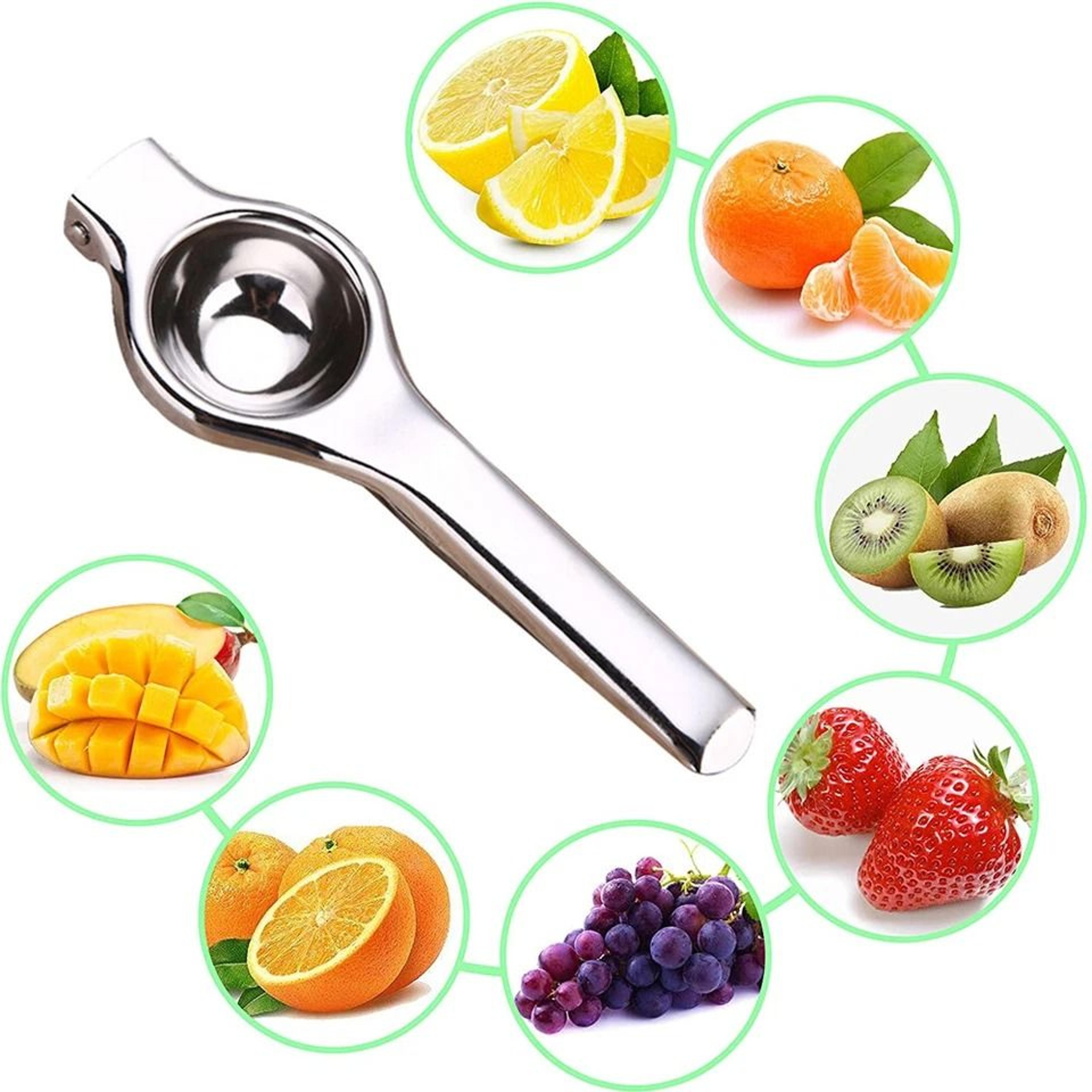 stainless steel manual citrus juicer lemon lime orange press