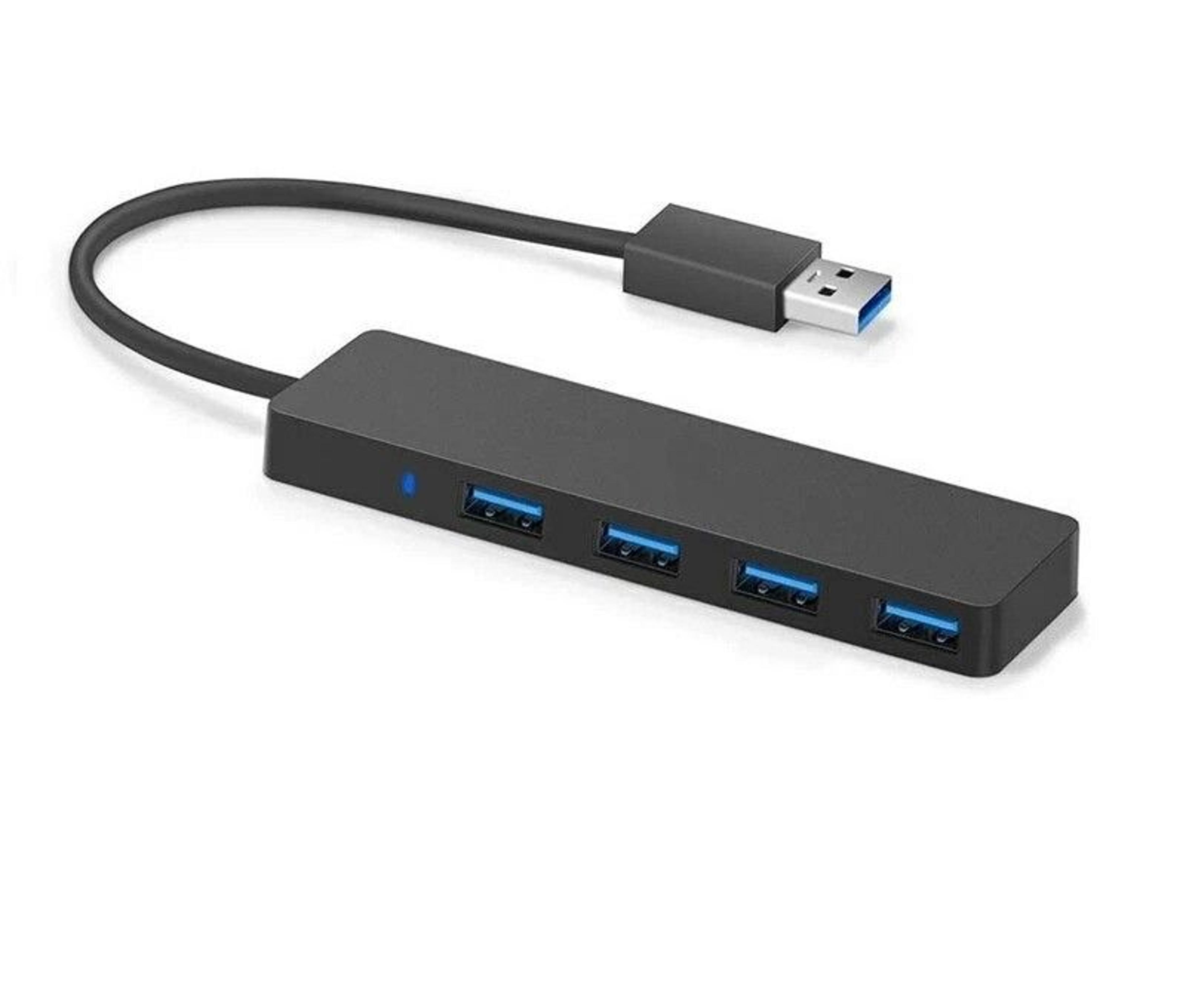 ultra slim usb hub port portable splitter for pc mac laptop desktop