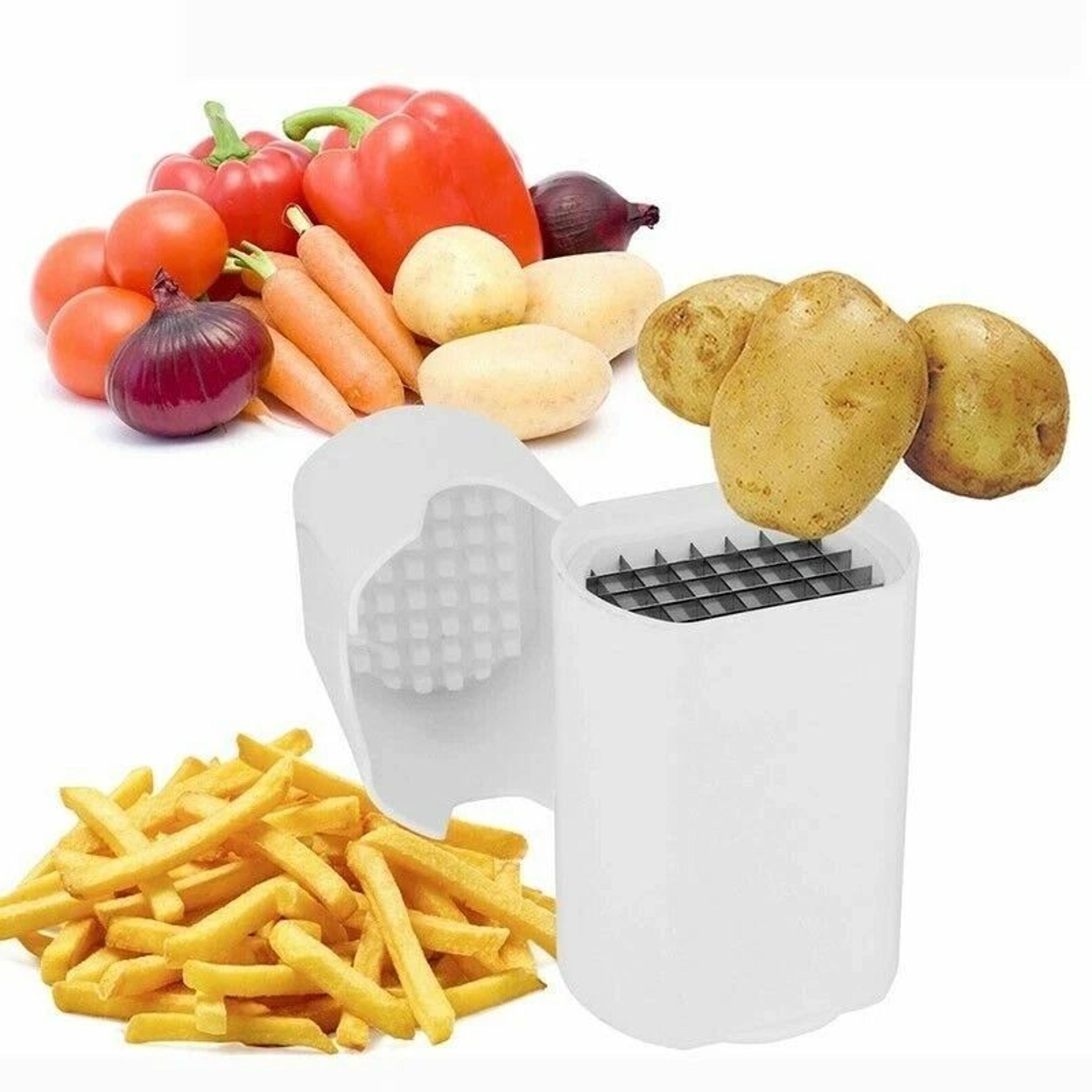 one-step french fry cutter potato slicer for veggies and fruit