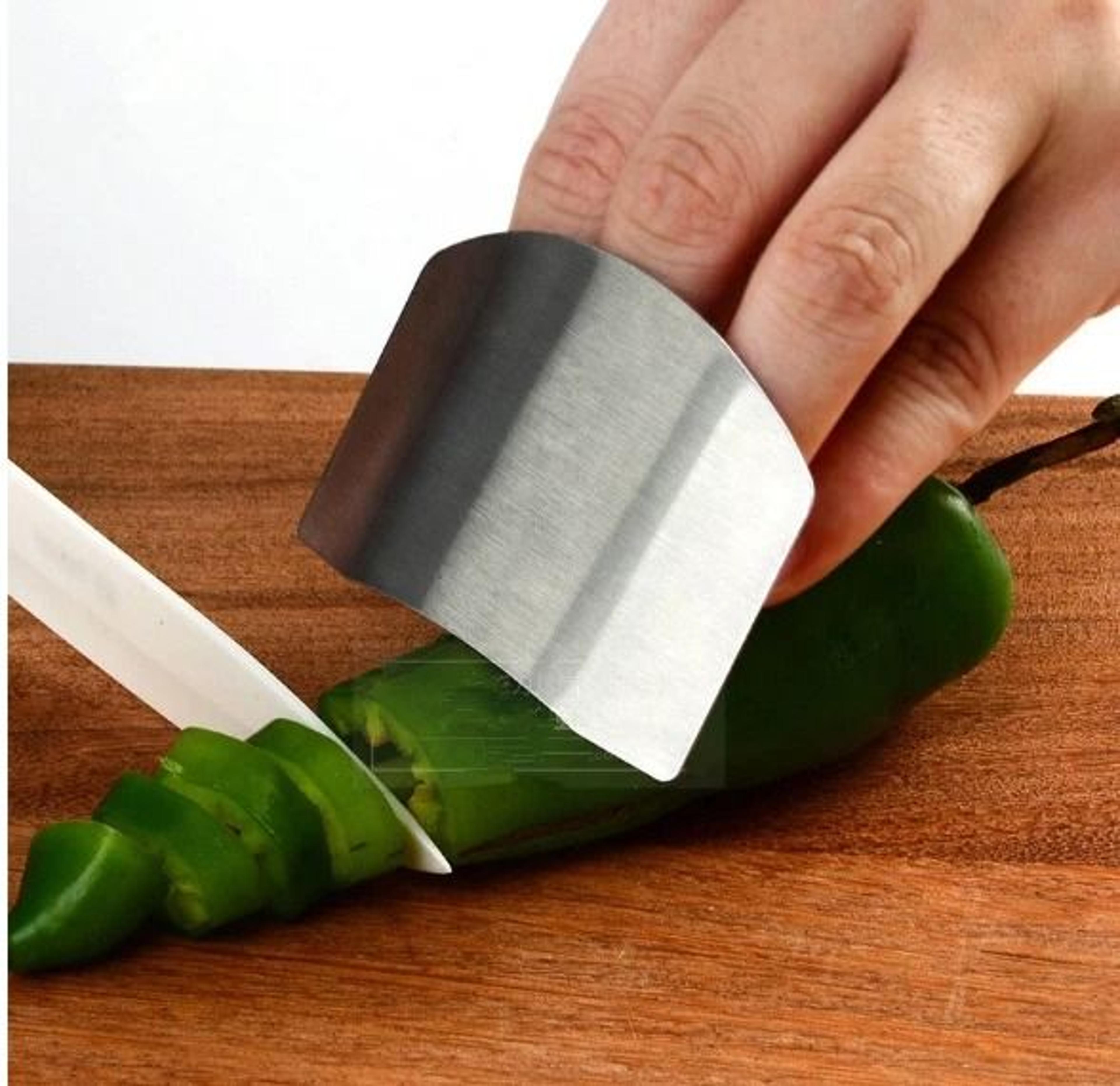 stainless steel finger guard kitchen finger protector for safe vegetable cutting