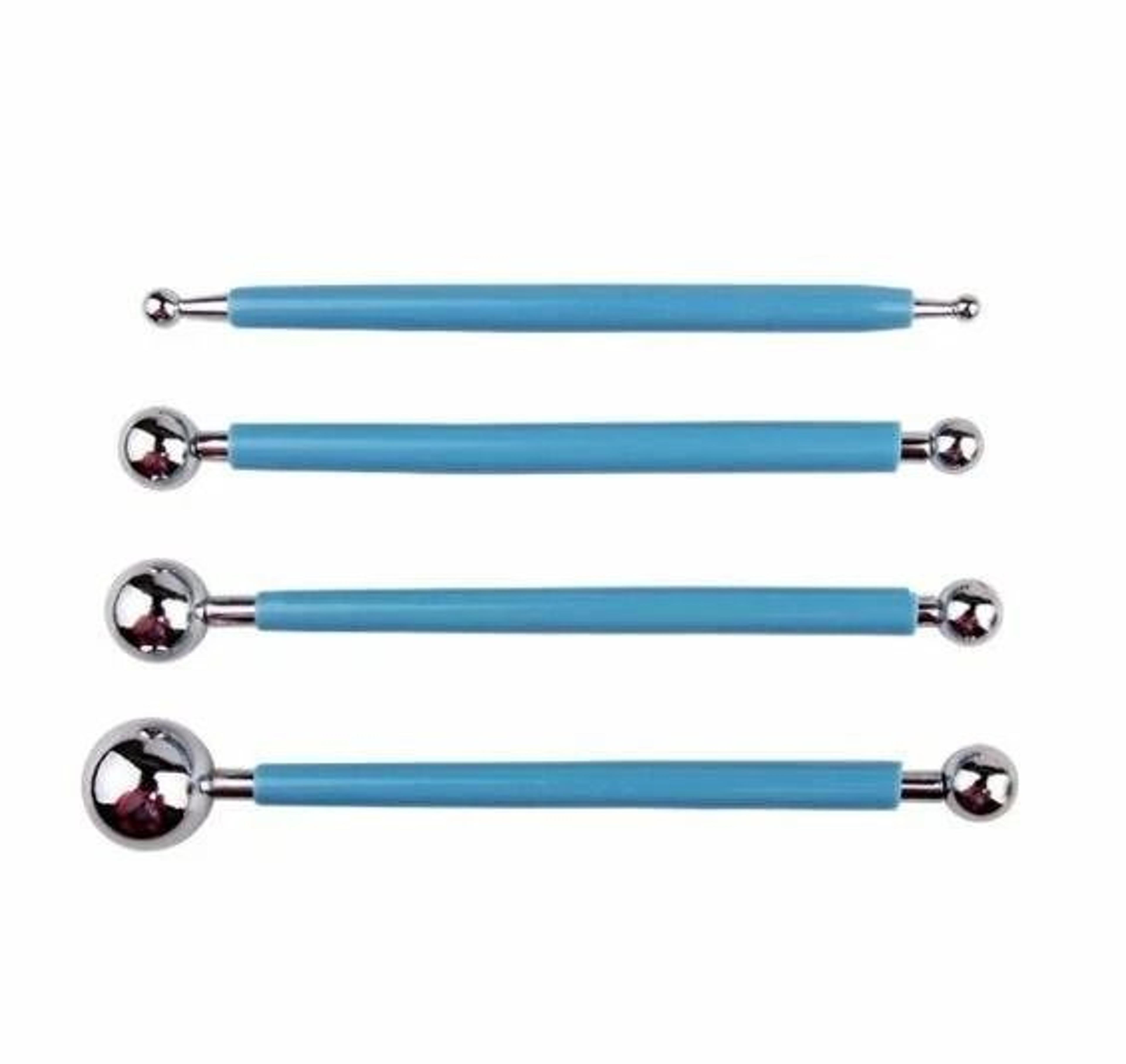 clay sculpting tools set with stainless steel ball stylus tips