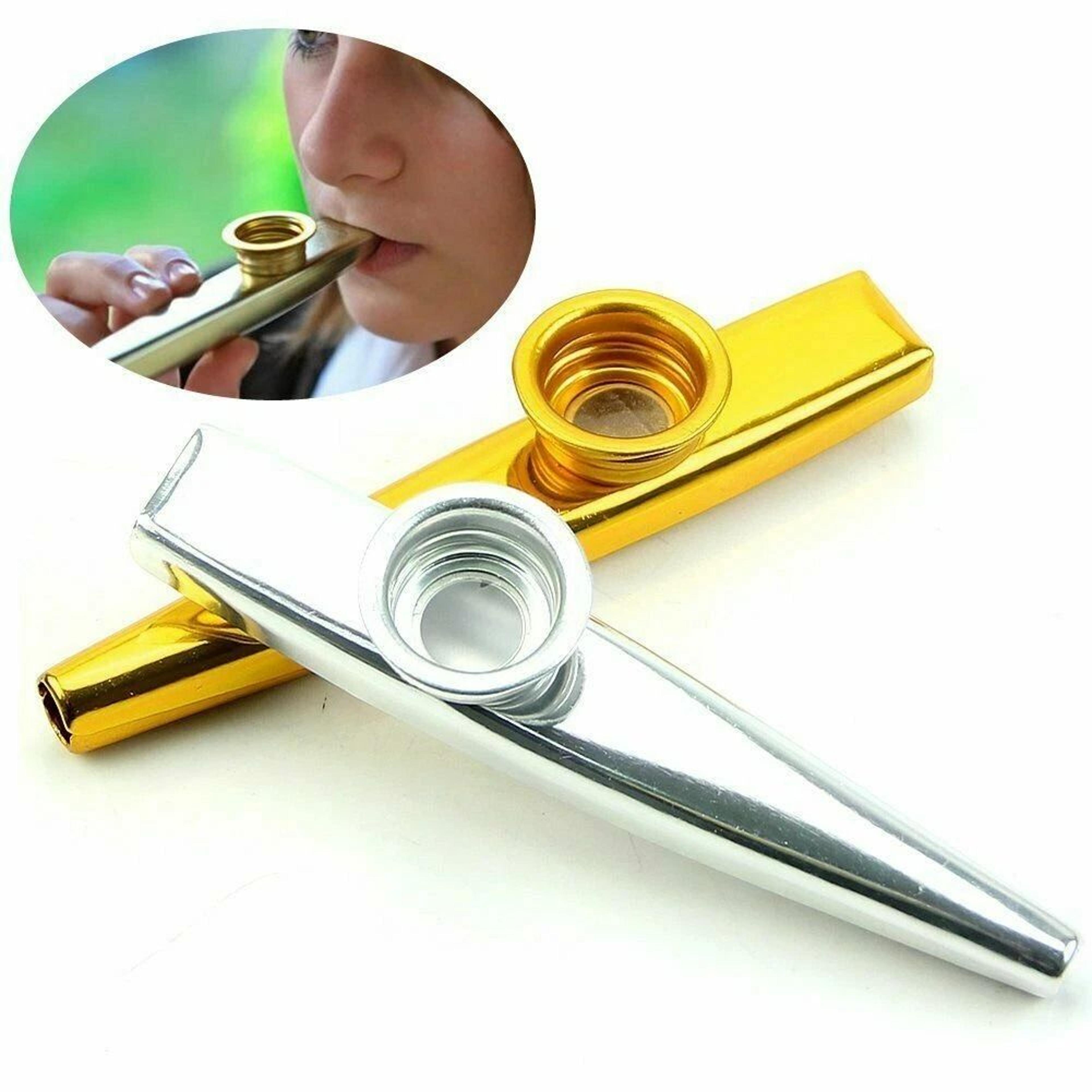 metal kazoo instrument durable aluminum kazoo for kids and beginners