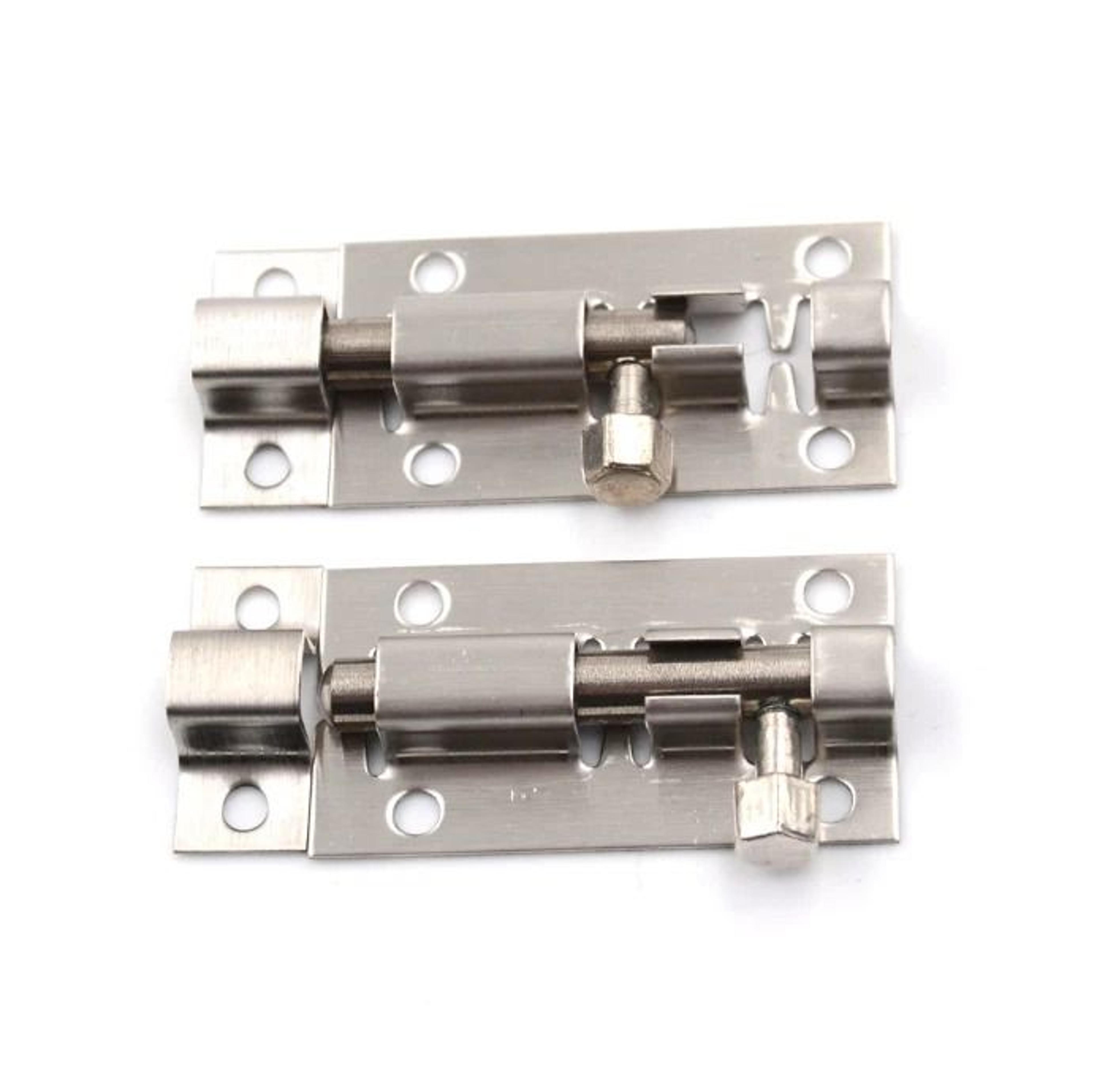 stainless steel slide bolt latch for door, gate and cabinet security