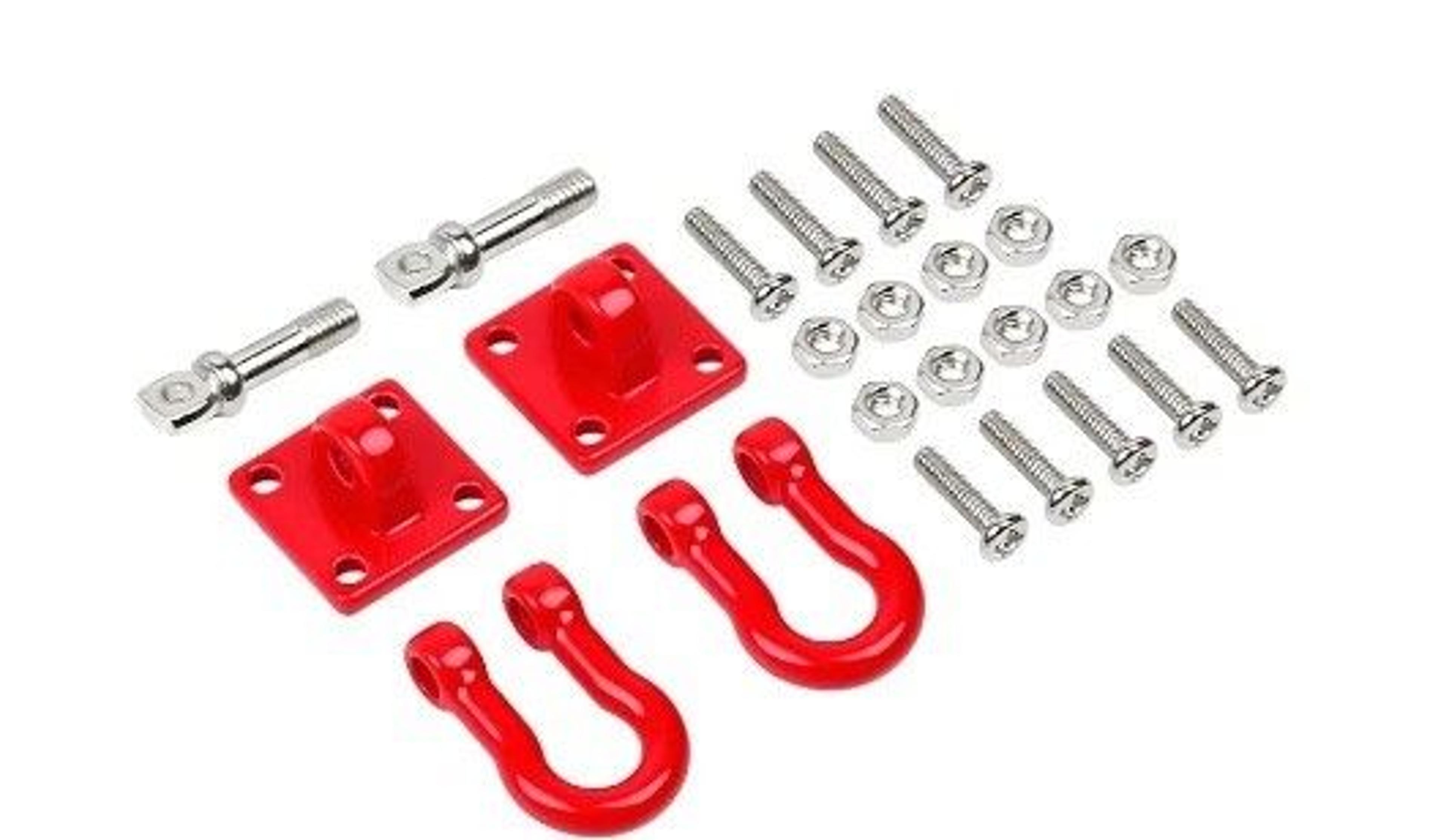 metal rc tow hook set for crawler trucks and scale rc builds