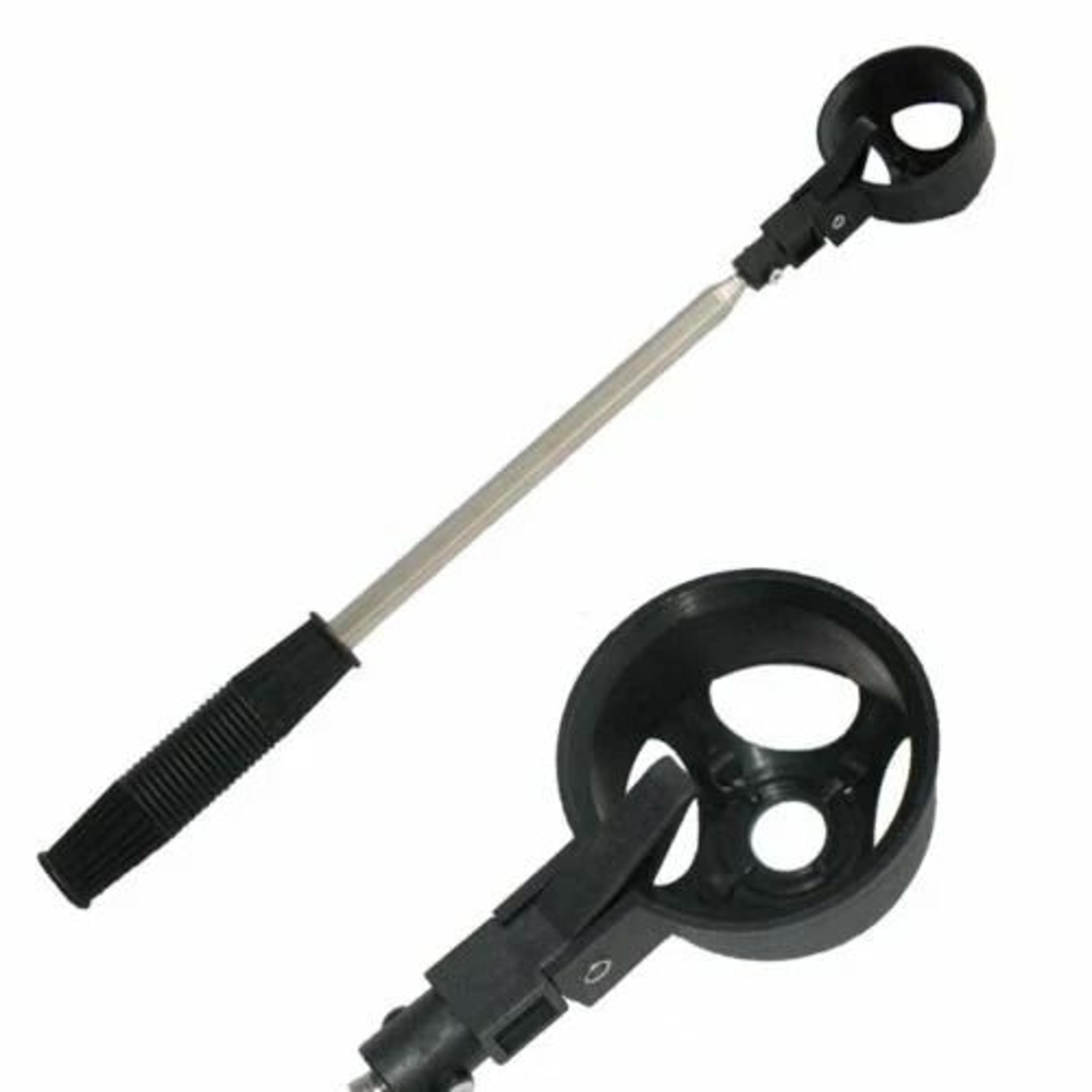 telescopic golf ball retriever for water in stainless steel