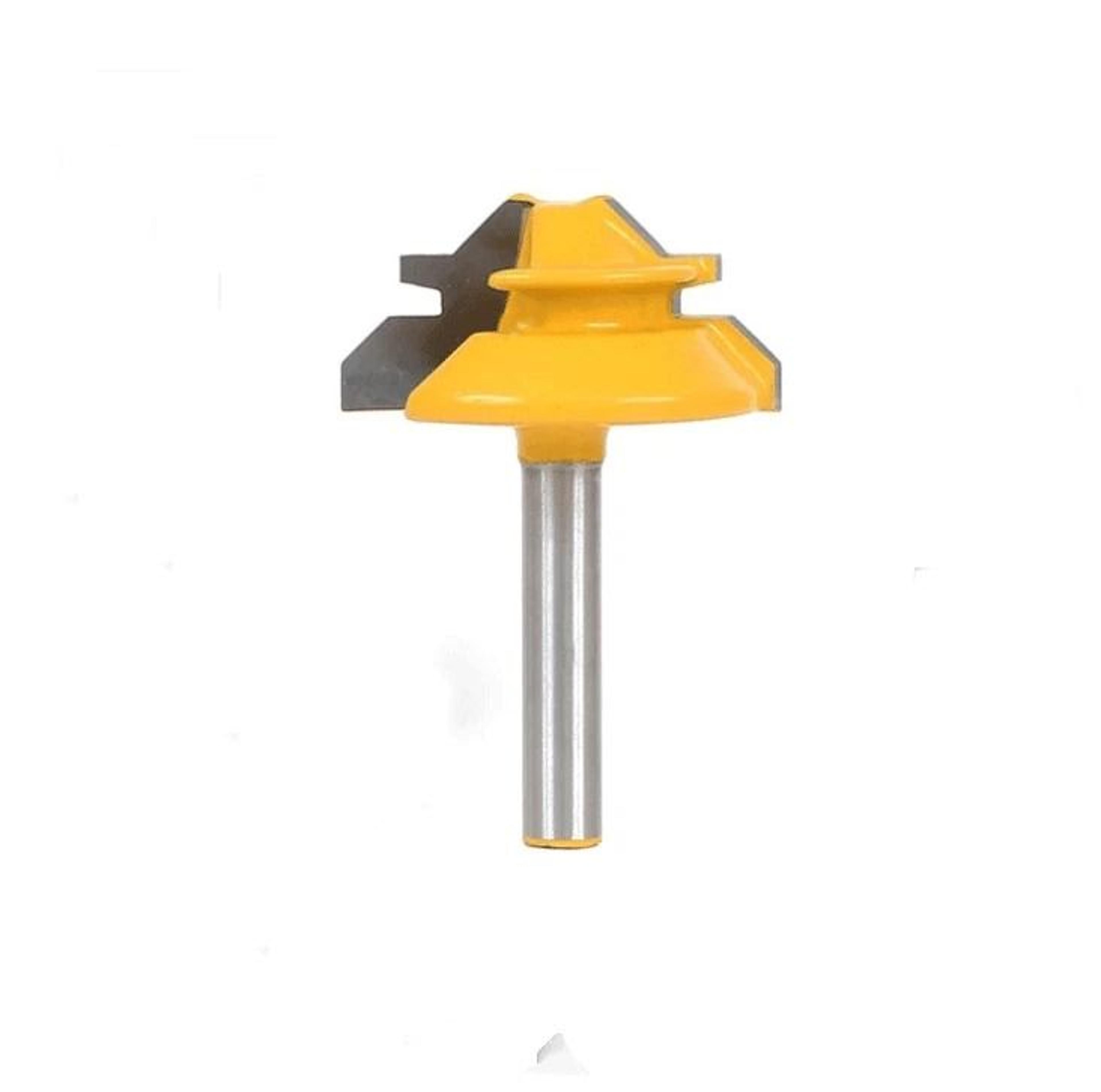 lock miter router bit shank woodworking tenon cutter