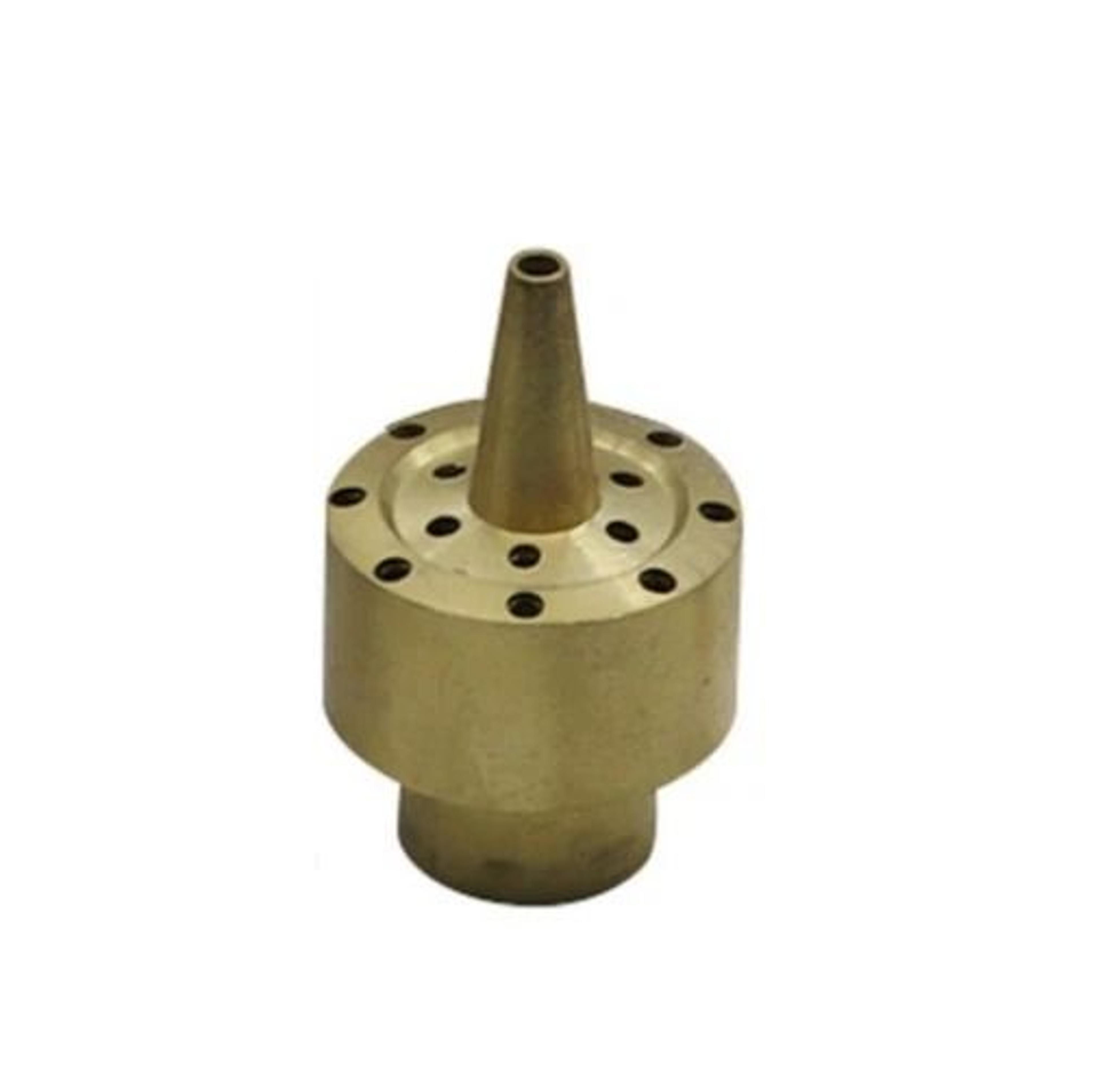 solid brass fountain nozzle for pond and garden water column spray
