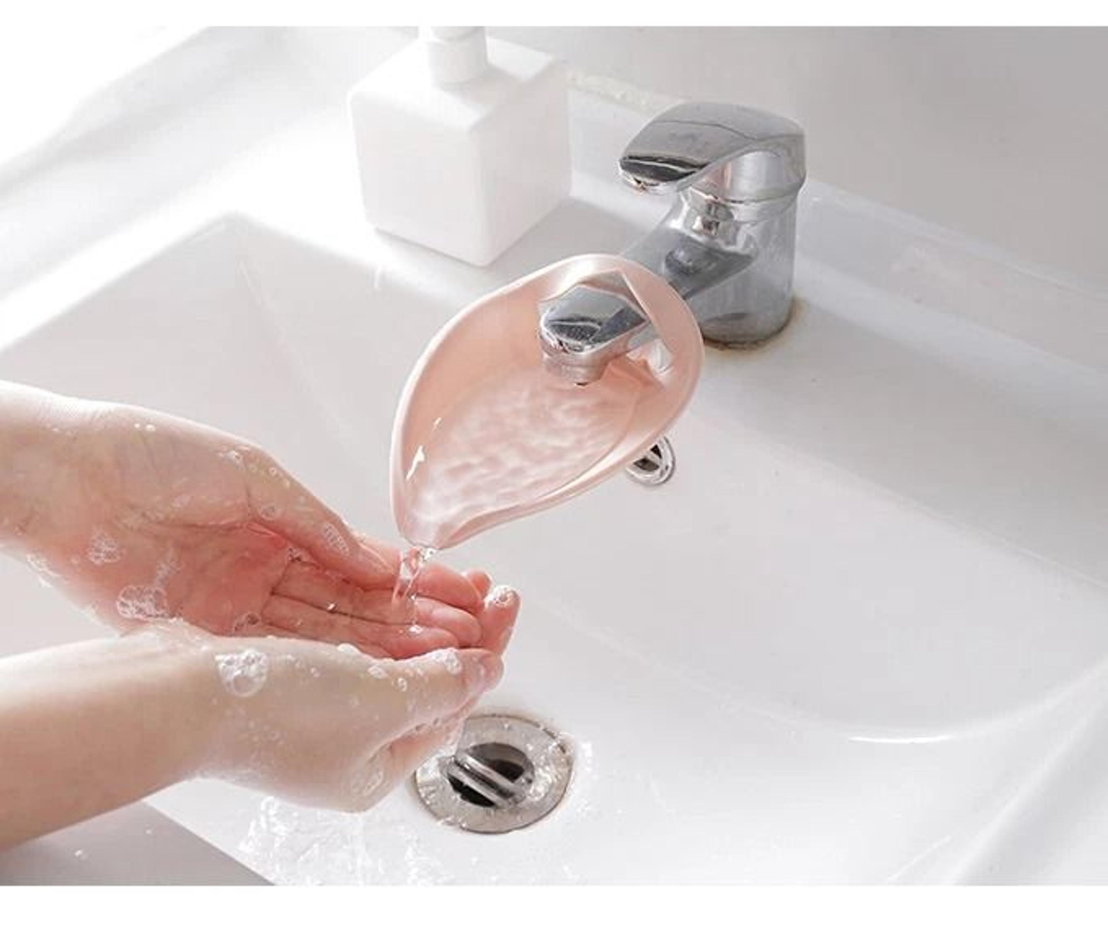 kids sink faucet extender silicone hand washing helper for bathroom and kitchen