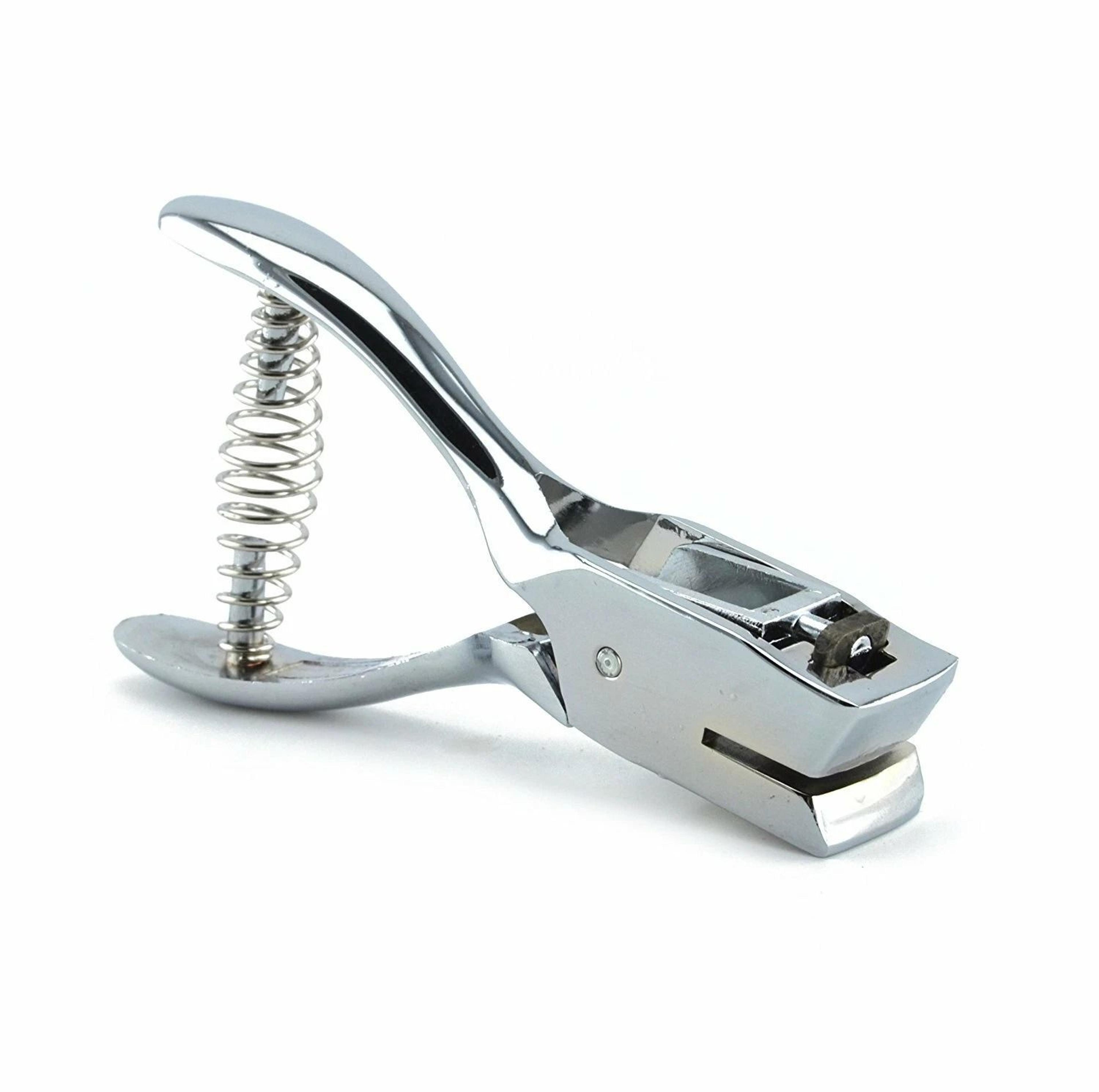 heavy duty id badge slot punch handheld metal card punch tool