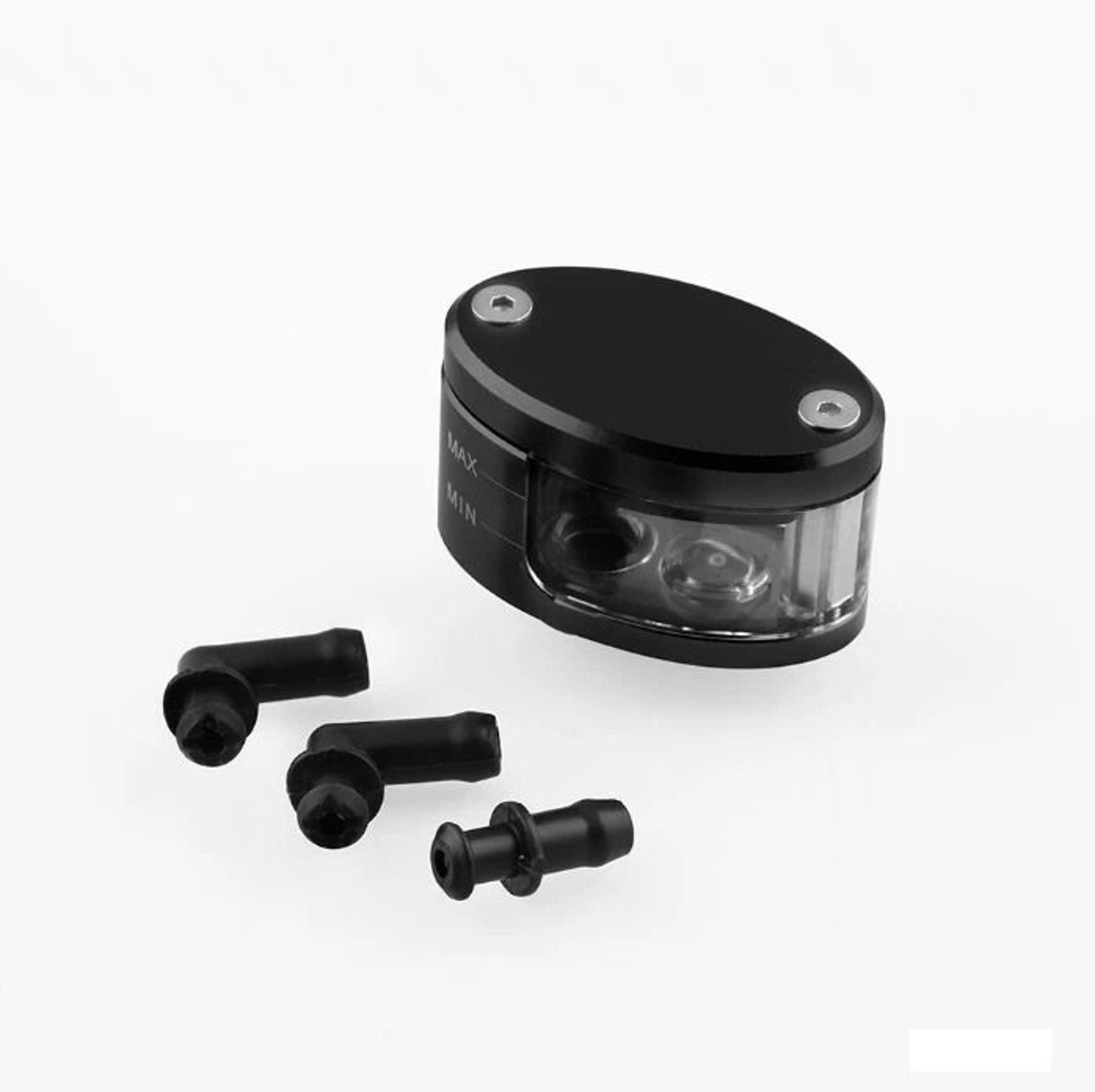 universal cnc aluminum motorcycle brake fluid reservoir tank for brake clutch master cylinder